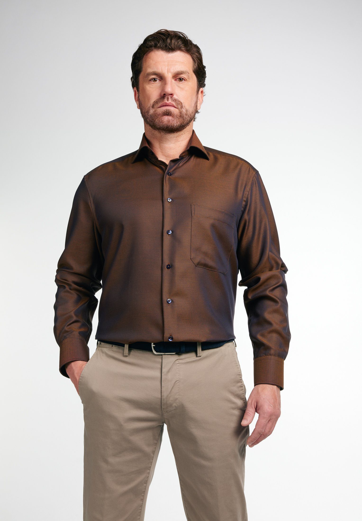 Eterna Langarmhemd COMFORT FIT NON IRON günstig online kaufen