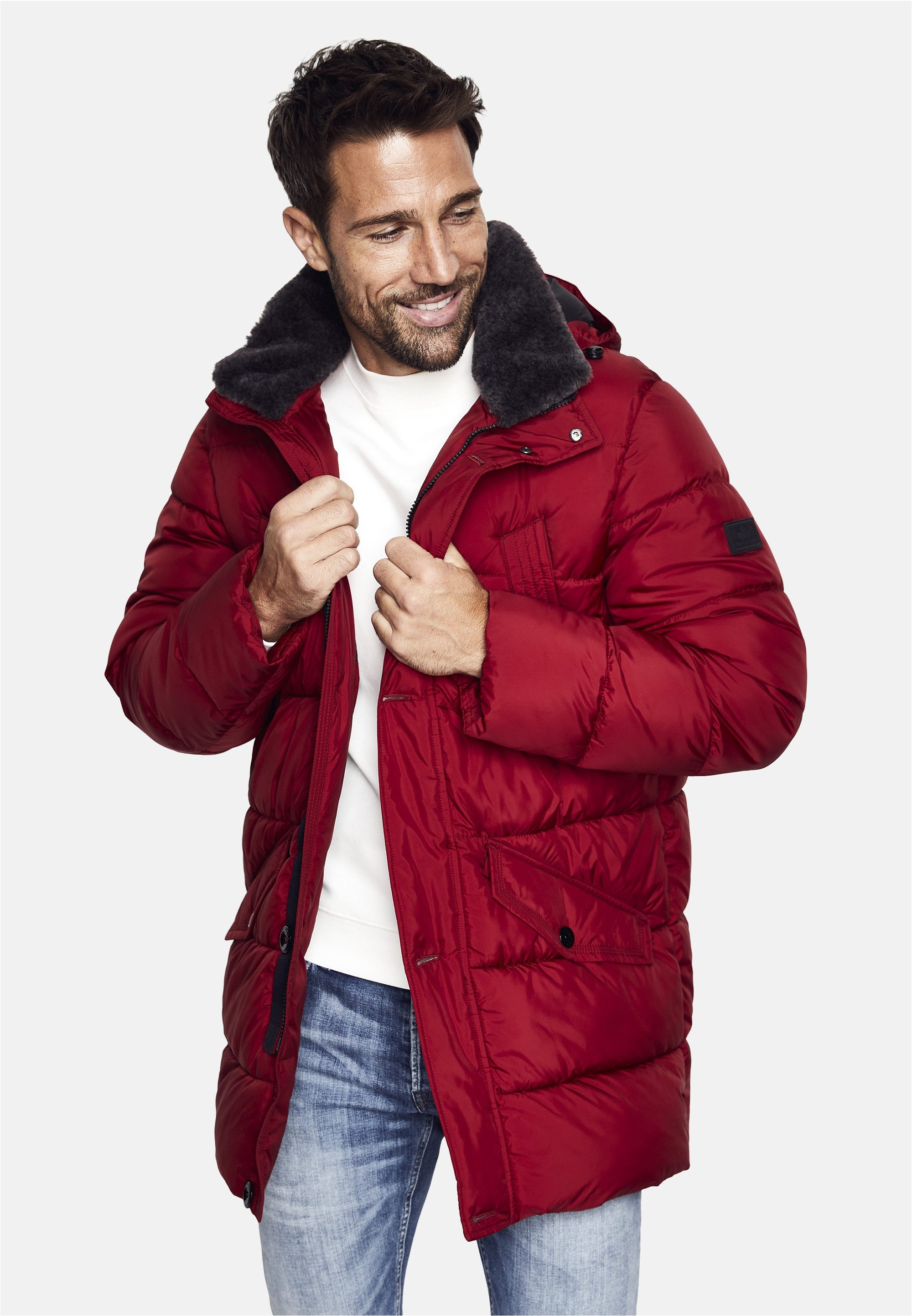 New Canadian Steppjacke mit abnehmbarem Innenkragen günstig online kaufen