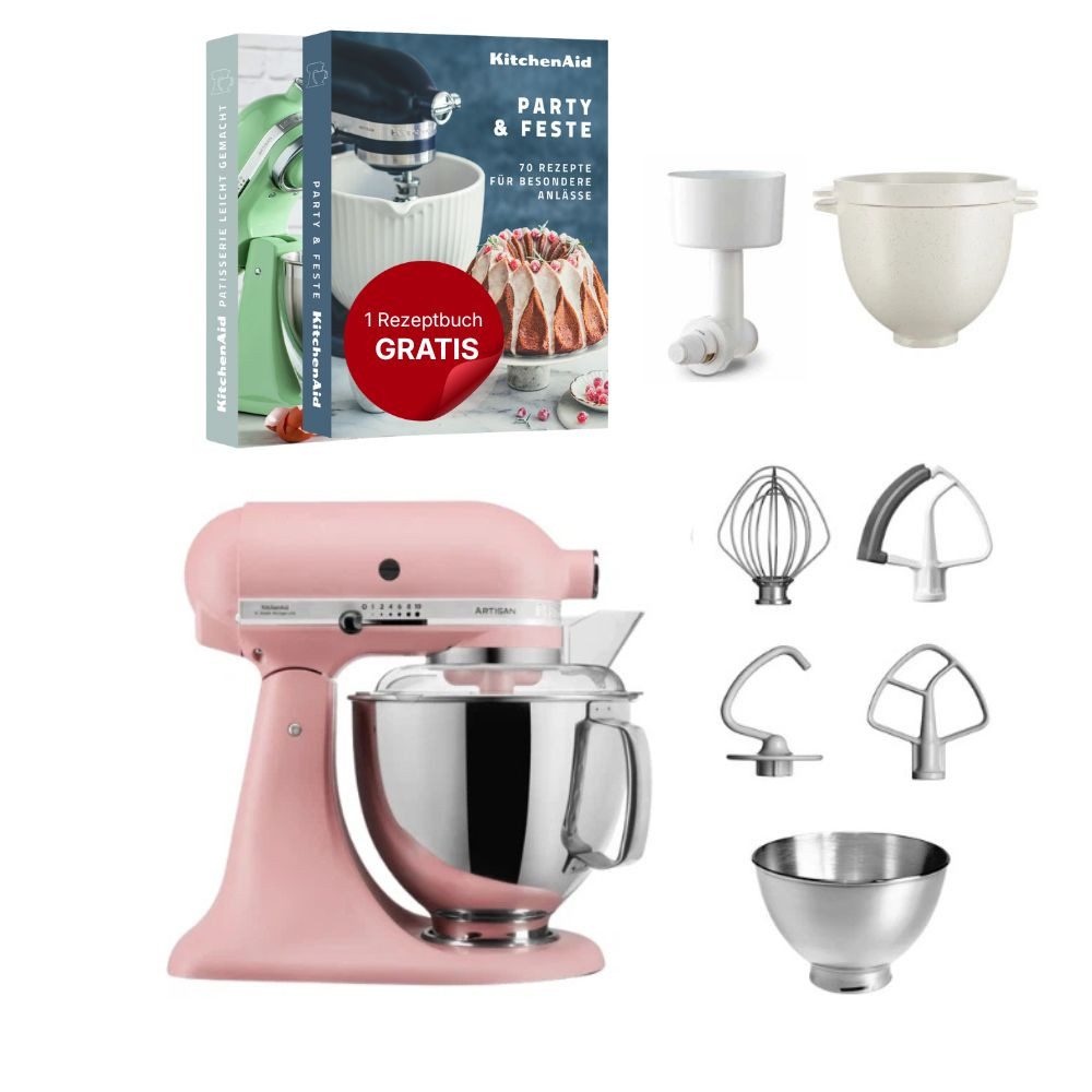 KitchenAid Küchenmaschine KitchenAid 4,8 L 5KSM175 Kuechenmaschine Breadlover Set
