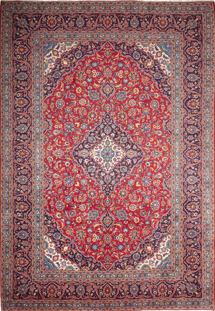 Orientteppich Keshan Ardekan 249x356 Handgeknüpfter Orientteppich / Perserteppich, Nain Trading, rechteckig, Höhe: 12 mm