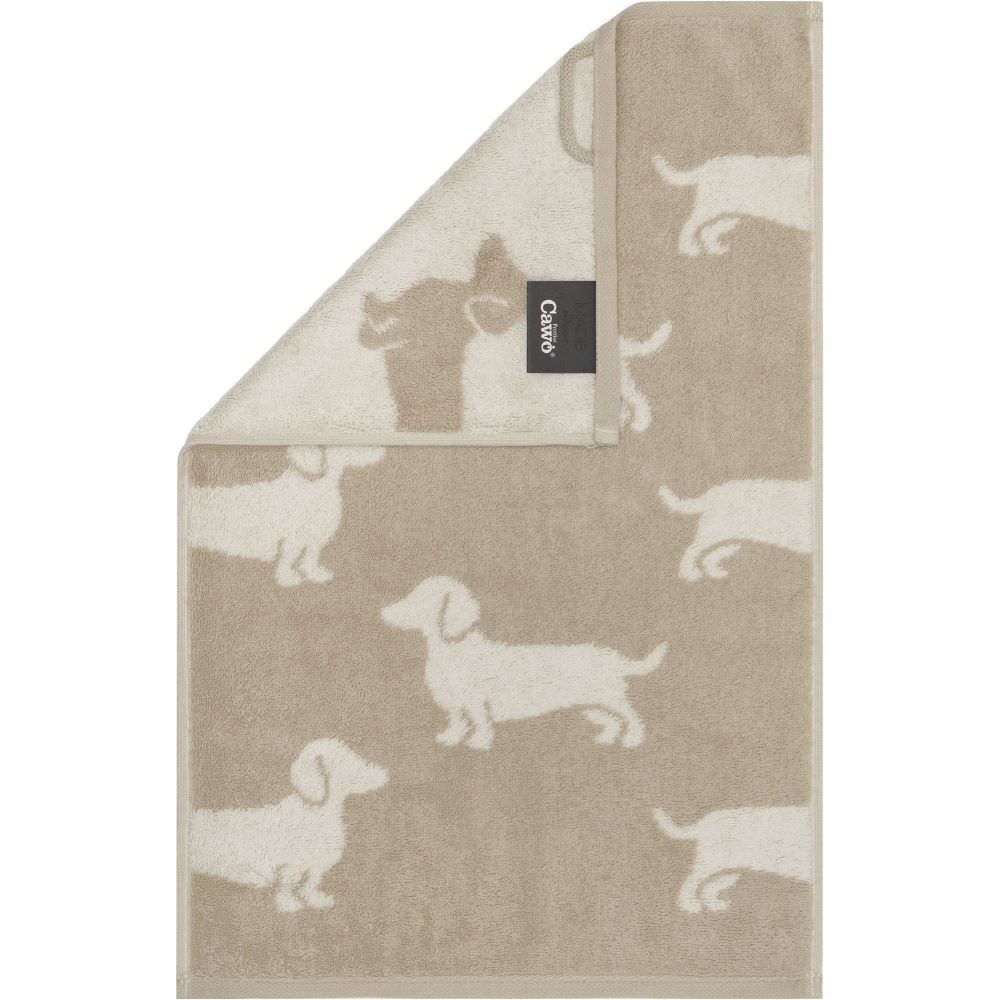 Cawö Handtuch Cawö Gästetuch, Handtuch oder Duschtuch We love Dogs 6246, 100% Baumwolle