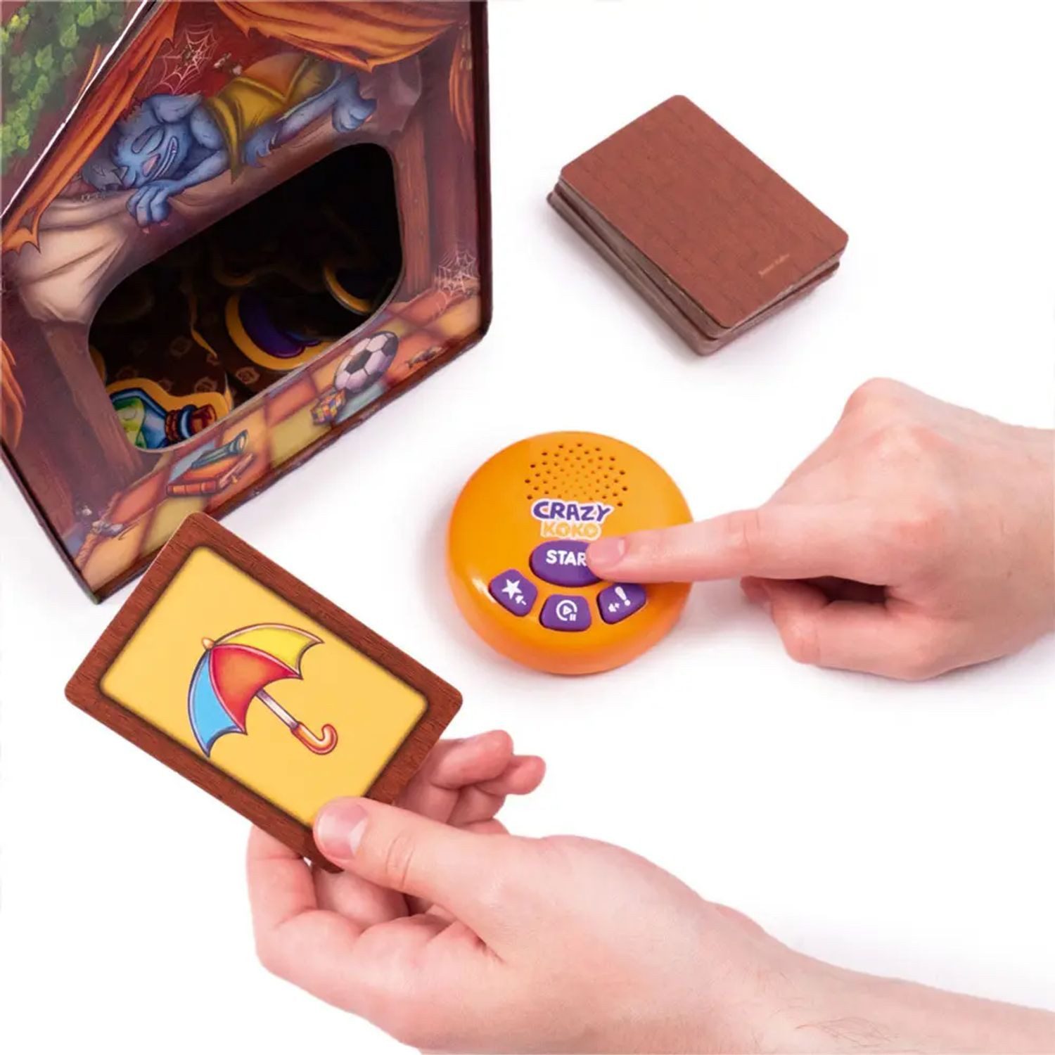 Käfer Spiel Lernspiel Roter Käfer mit Soundmodul Der Monster-Dieb RK1220-03