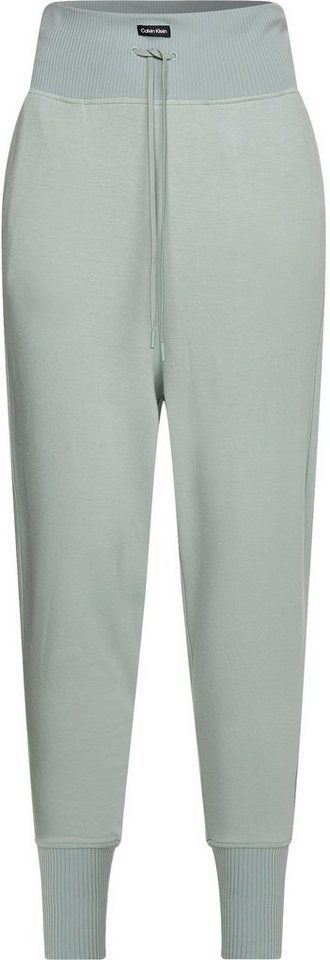 Calvin Klein Sport Jogginghose »PW Knit Pants« mit CK Aufnäher auf dem bequemen Gummizugbund › grün  - Onlineshop OTTO