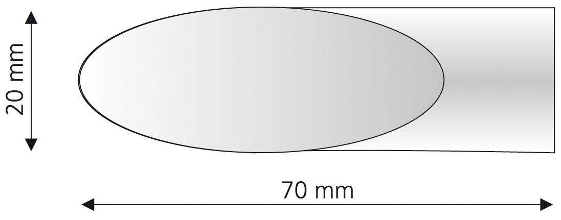 Liedeco Gardinenstangen-Endstück Cut, Gardinen, (Set, 2-St), günstig online kaufen
