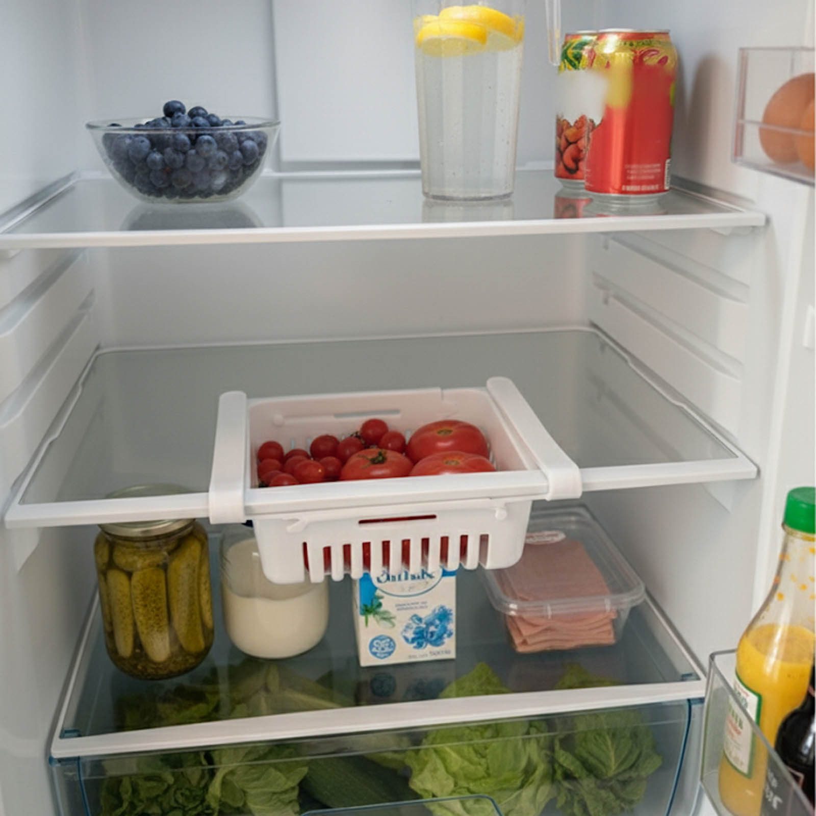 HAC24 Aufbewahrungskorb Kühlschrankkorb zum Hängen Kühlschrank Organizer Au günstig online kaufen