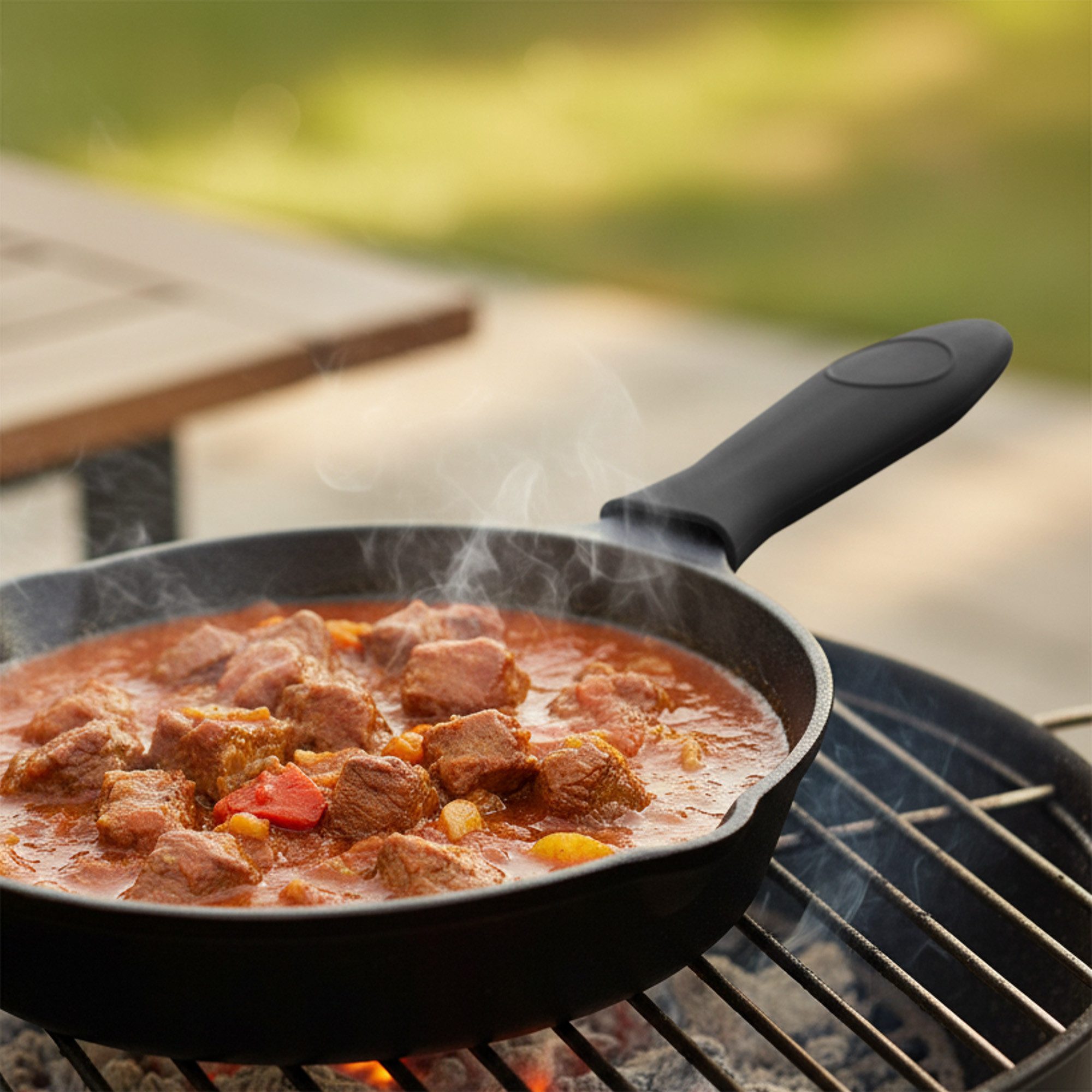 BBQ-Toro Pfannengriff Silikon Griff für Pfannen, hitzeresistent, Griffabdeckung
