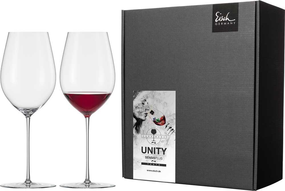 Rotweinglas UNITY SENSISPLUS 2 Rotweingläser 522/2 im Geschenkkarton
