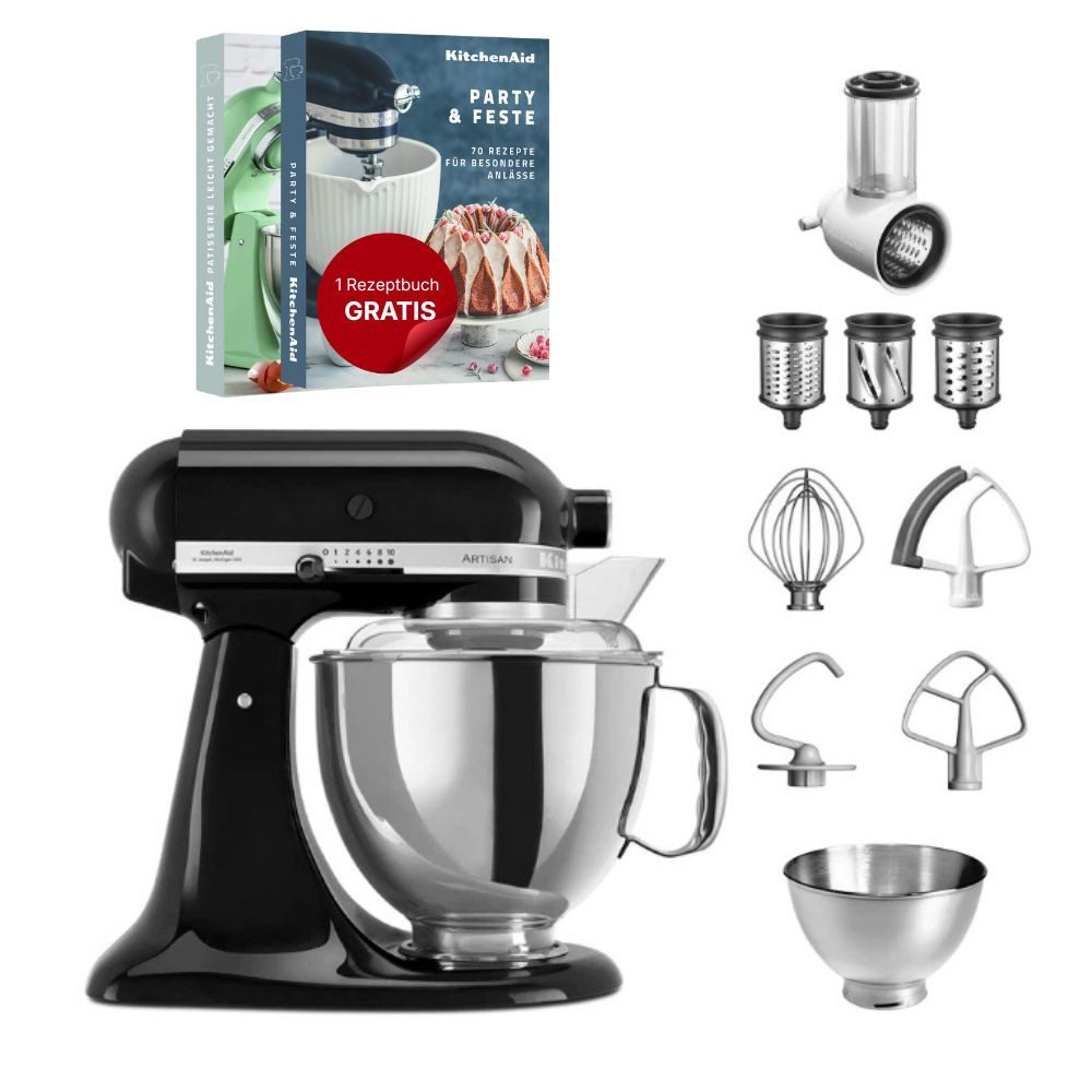 KitchenAid Küchenmaschine KitchenAid 4,8 L 5KSM175 Artisan Küchenmaschine Beginnerset