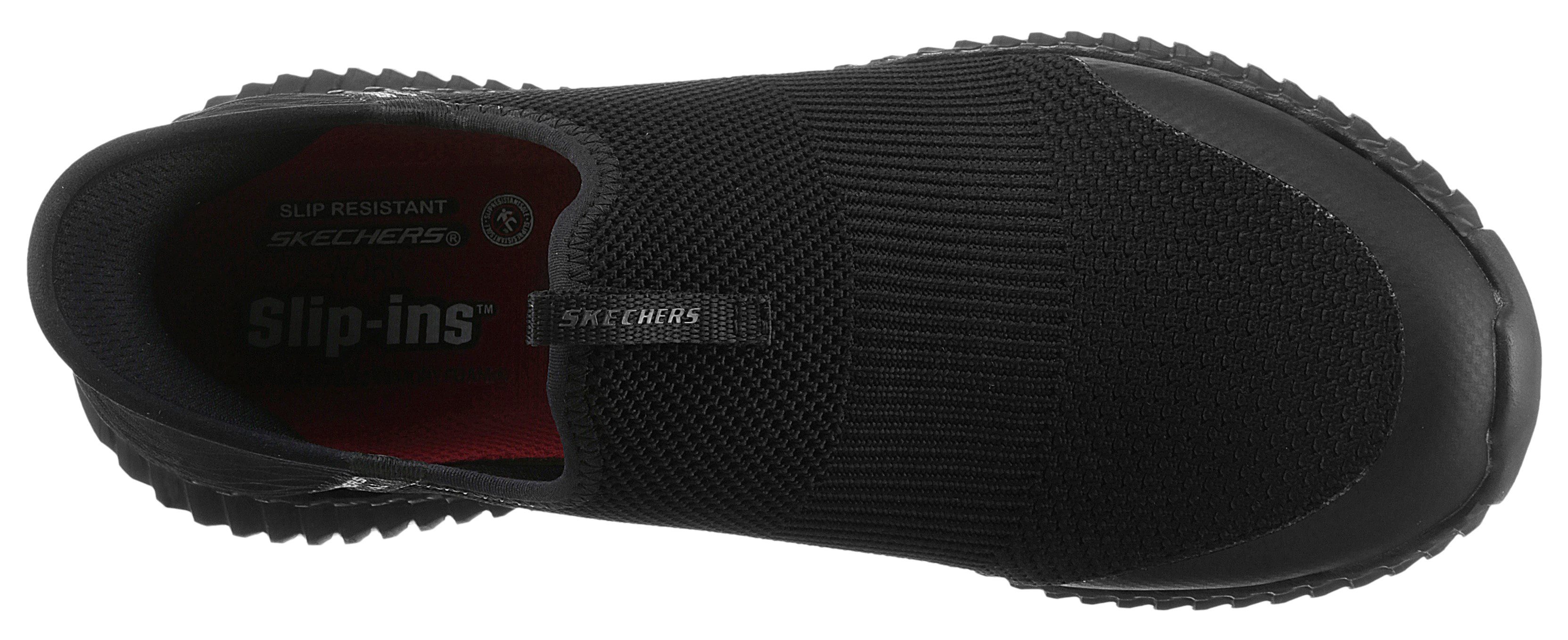 Skechers CESSNOCK - komfortabler GWYNEDD mit Berufsschuh Slip-Ins-Funktion