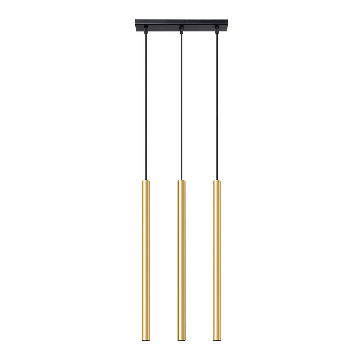 SOLLUX lighting Hängeleuchte Pendelleuchten Pastelo 3L Glanzgold, Nicht enthalten