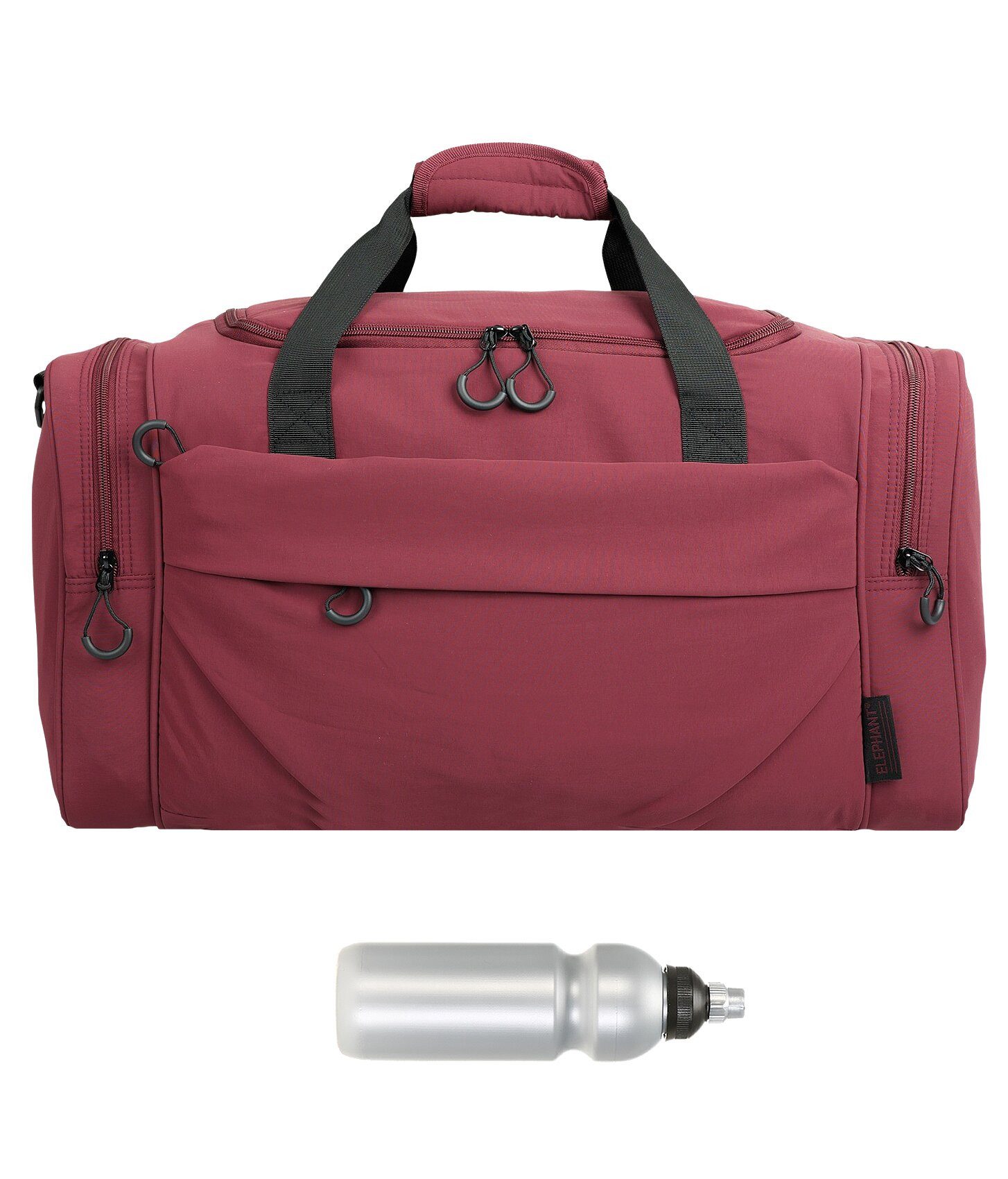 ELEPHANT Sporttasche groß Reisetasche Sport Tasche Porto Large 55 cm 40 Liter, Saunatasche Fußball Large Gym Saunatasche + Trinkflasche