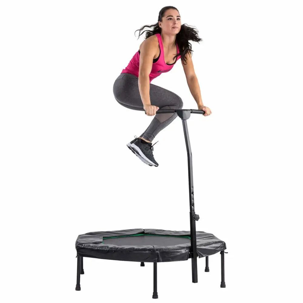 Sport-Knight® Fitnesstrampolin Trampolin mit Griff, höhenverstellbar, strapazierfähig