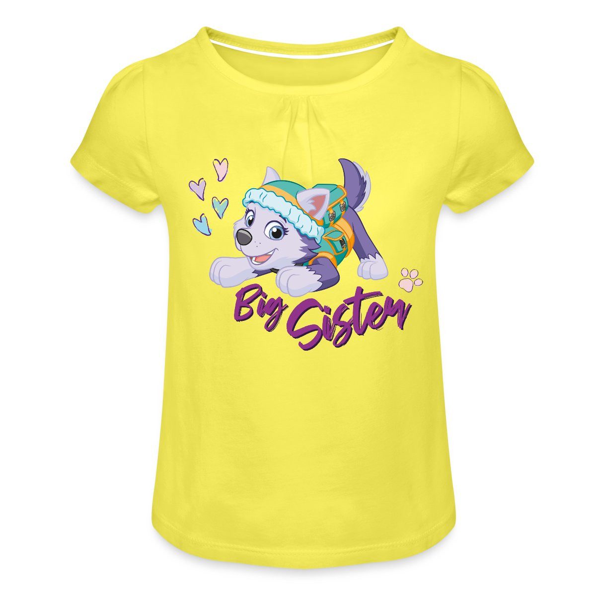 T-Shirt Paw Patrol Große Schwester Everest Geschenk Mädchen T-Shirt Twist