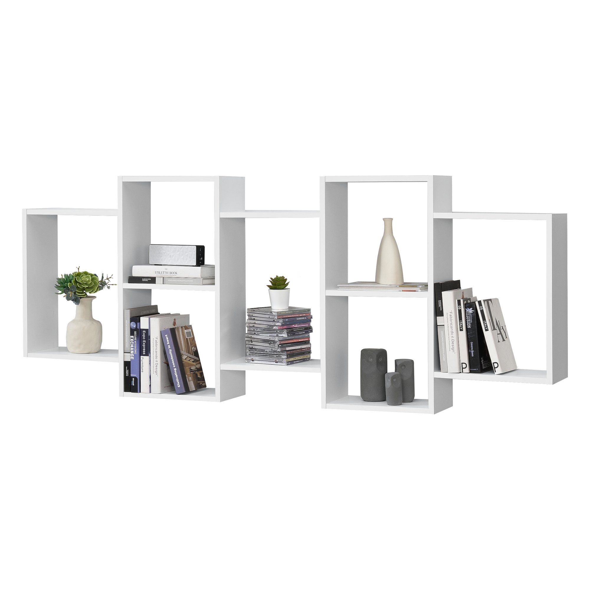 en.casa Wandregal, »Jessheim« Bücherregal Schweberegal Wandboard günstig online kaufen