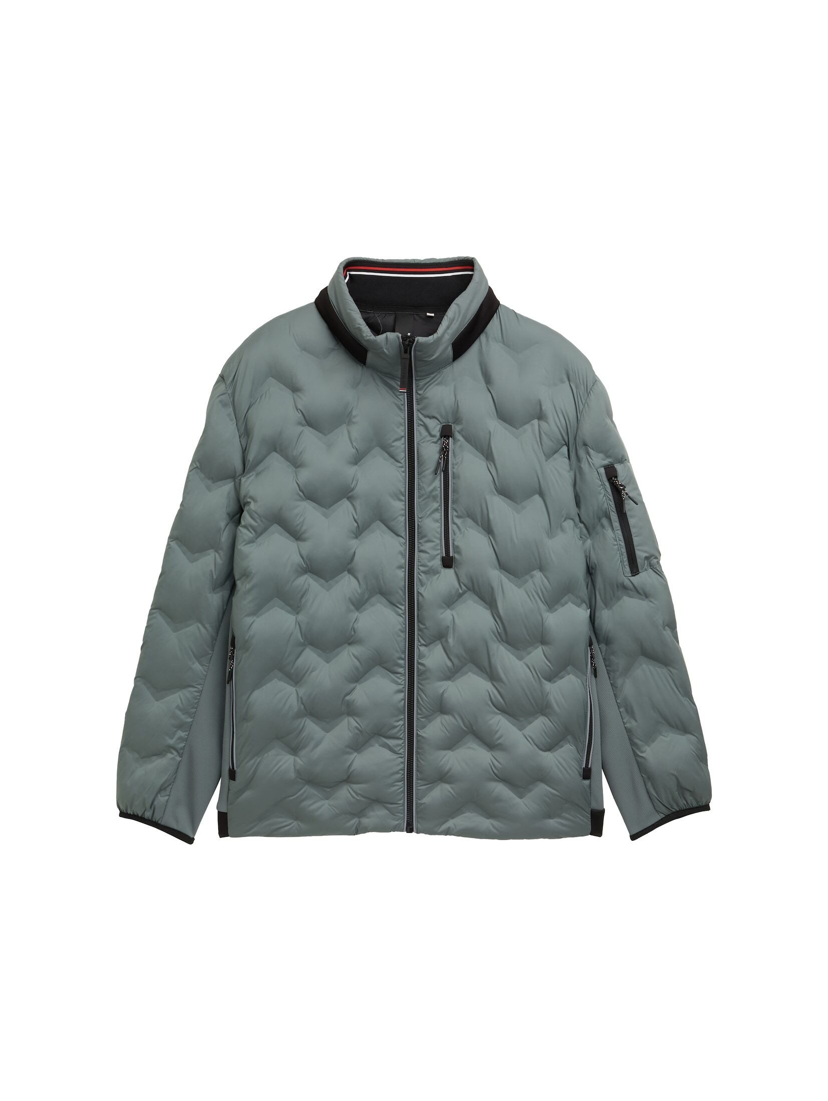 TOM TAILOR PLUS Winterjacke Jacken Plus Size - Hybrid Lightweight Steppjacke mit verstaubarer Kapuze