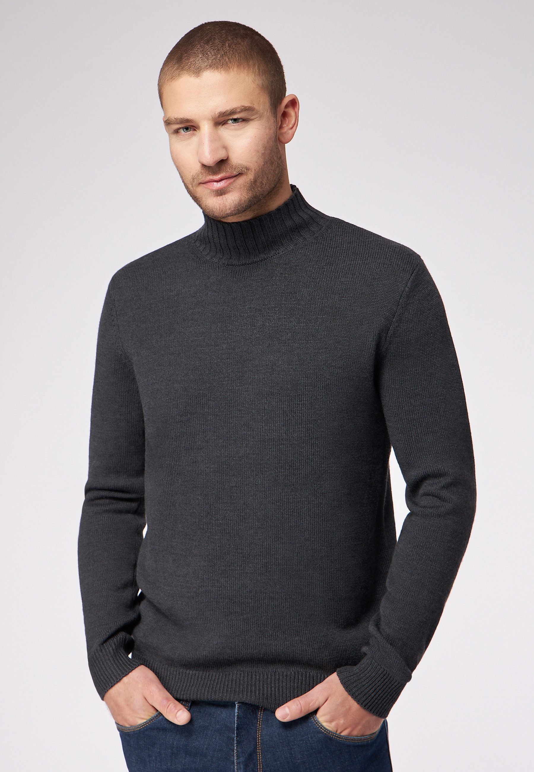 Roy Robson Strickpullover Mit Stehkragen günstig online kaufen