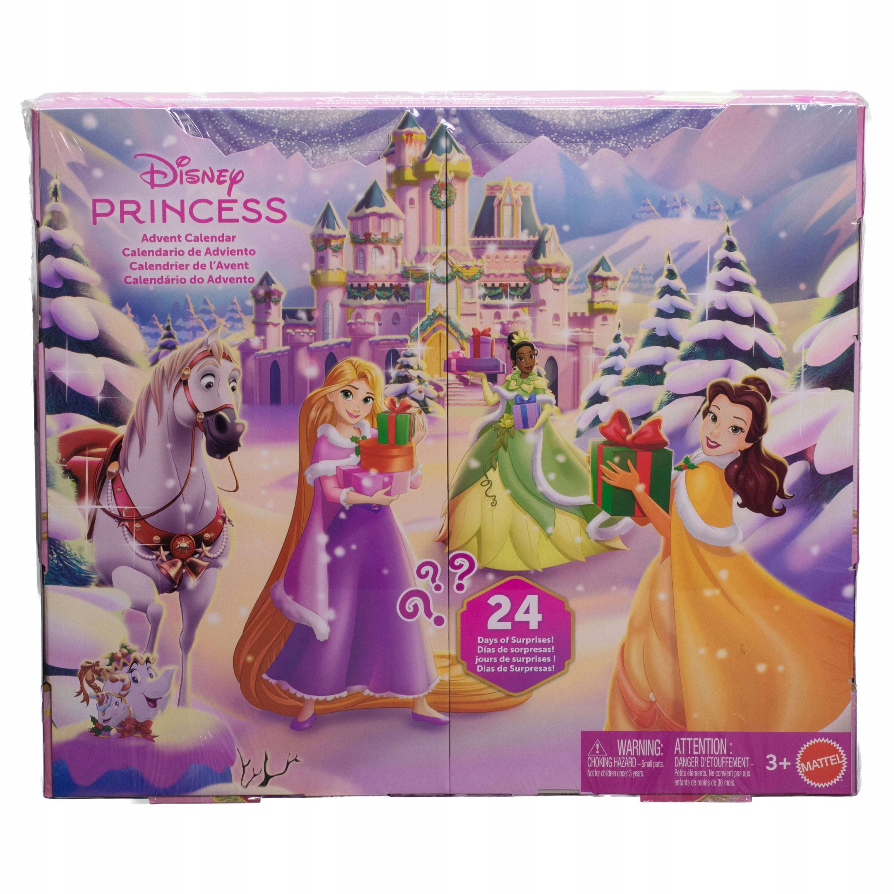 Mattel® Adventskalender Disney Princess Adventskalender – 24 Überraschungen & Mini Puppen (1-tlg)