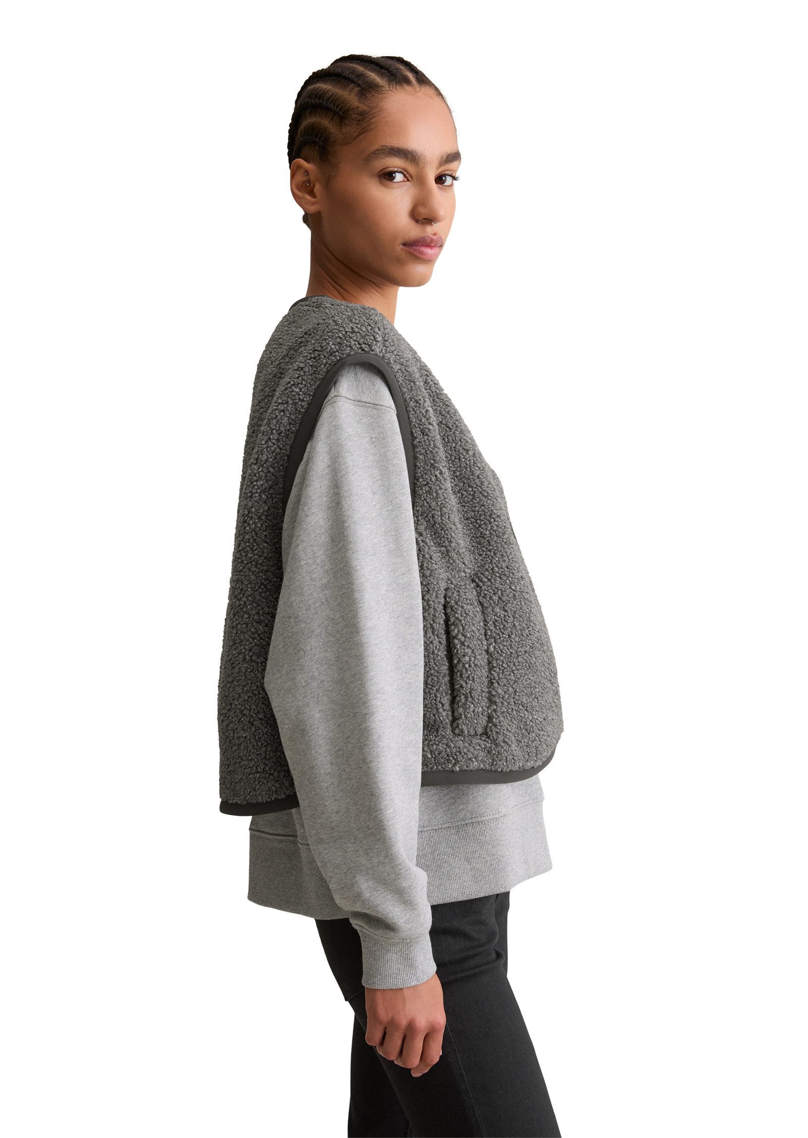 Marc O'Polo DENIM Sweatjacke aus recyceltem Polyester günstig online kaufen