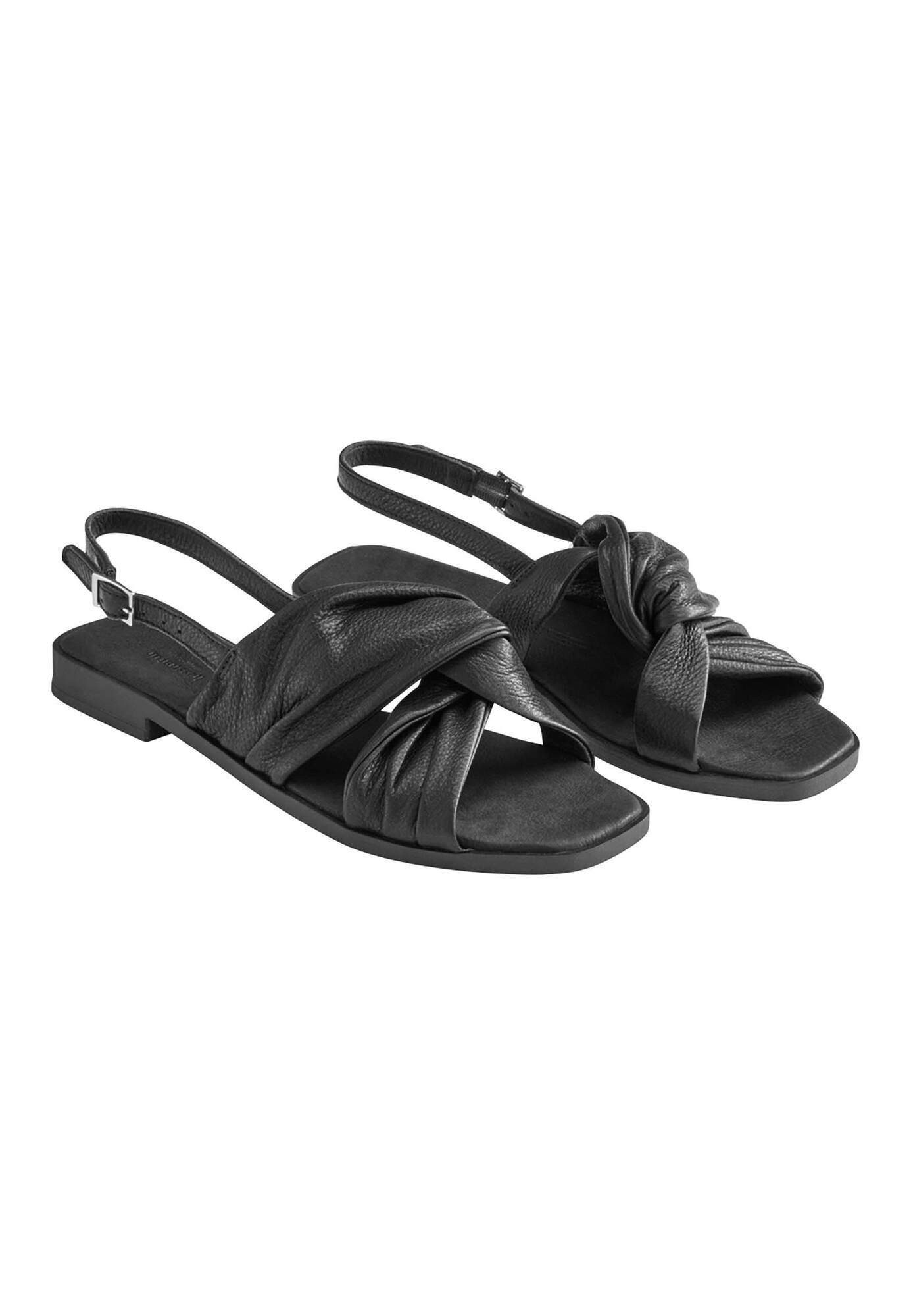Hessnatur aus chromfrei gegerbtem Glatt-Leder Sandale günstig online kaufen
