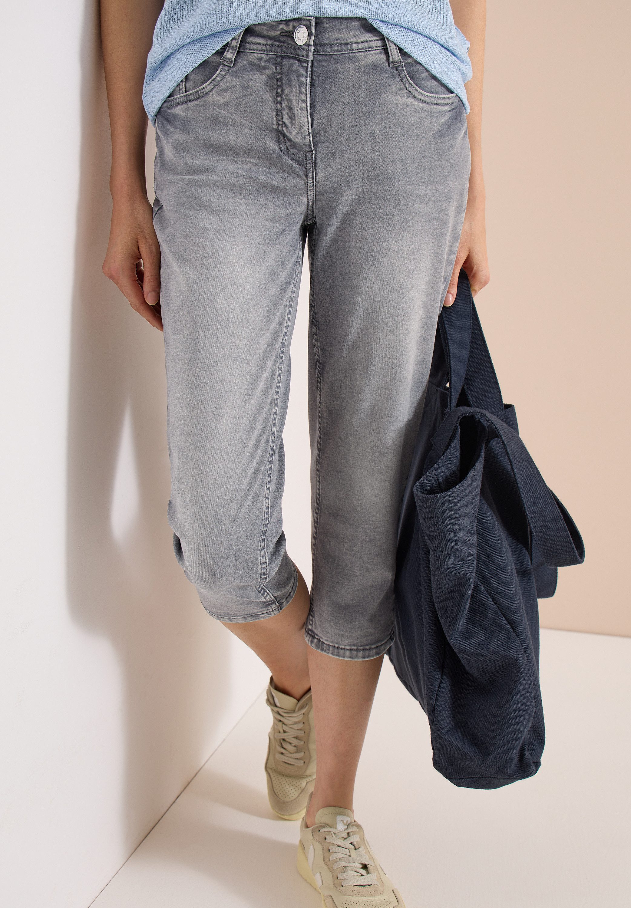 CECIL Comfort-fit-Jeans in 3/4-Länge