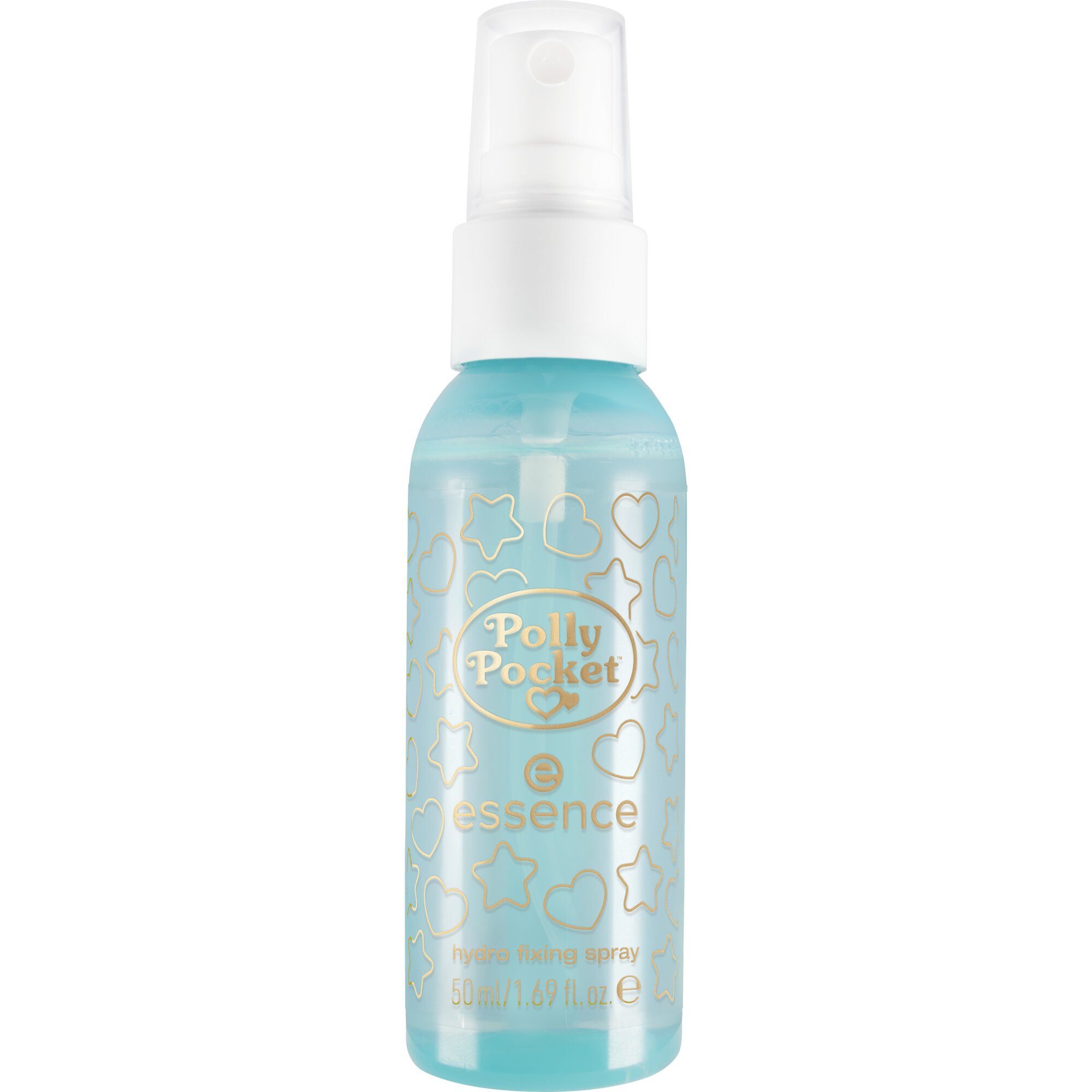 Essence Fixierspray Polly Pocket hydro fixing spray, 3-tlg., Revitalisiert die Haut mit einem Sprühstoß, langanhaltender Glow-to-go