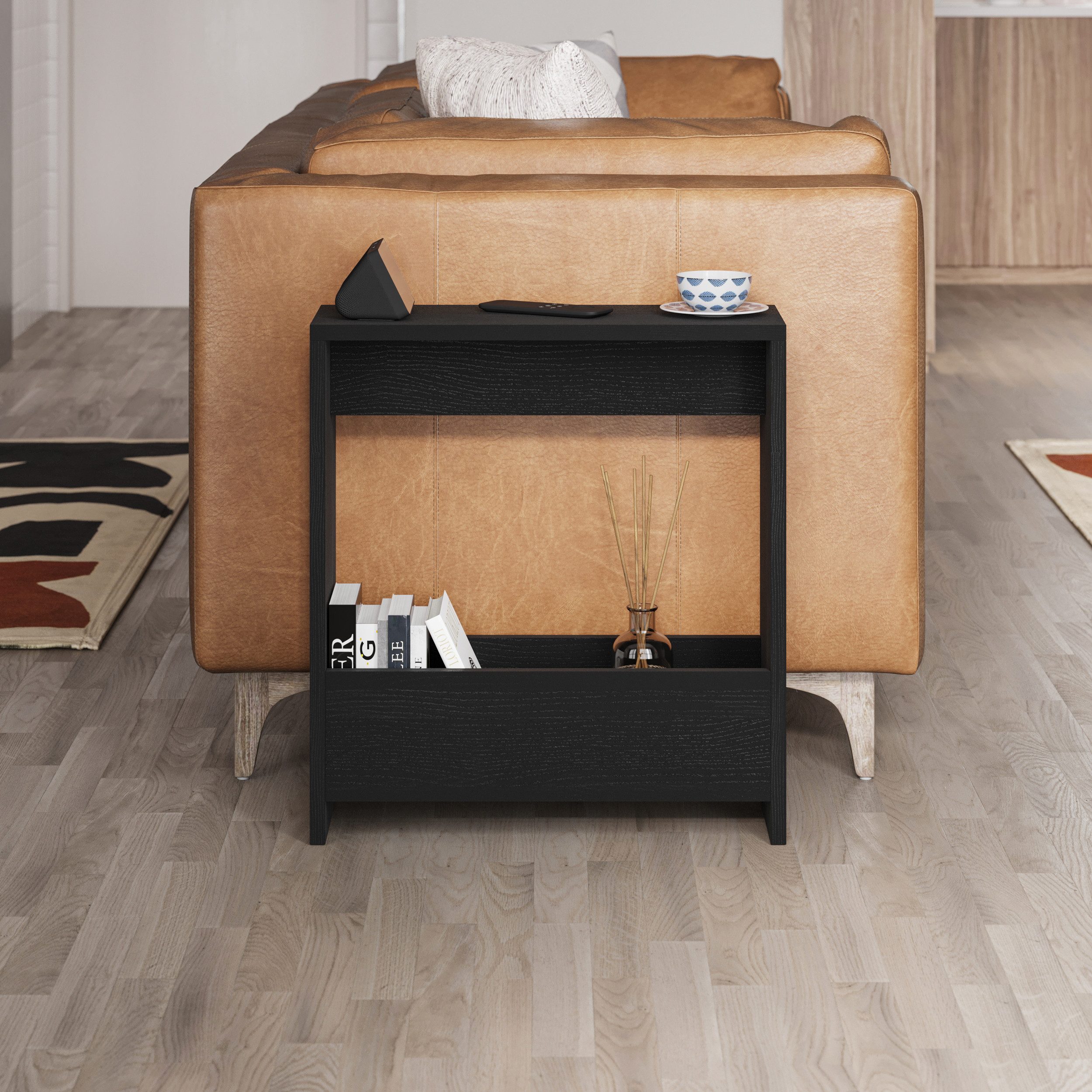 Decortie Beistelltisch Simpi (pack), Moderner Beistelltisch, Mehrzweck mit Kreativität, 55 x 20 x 60 cm