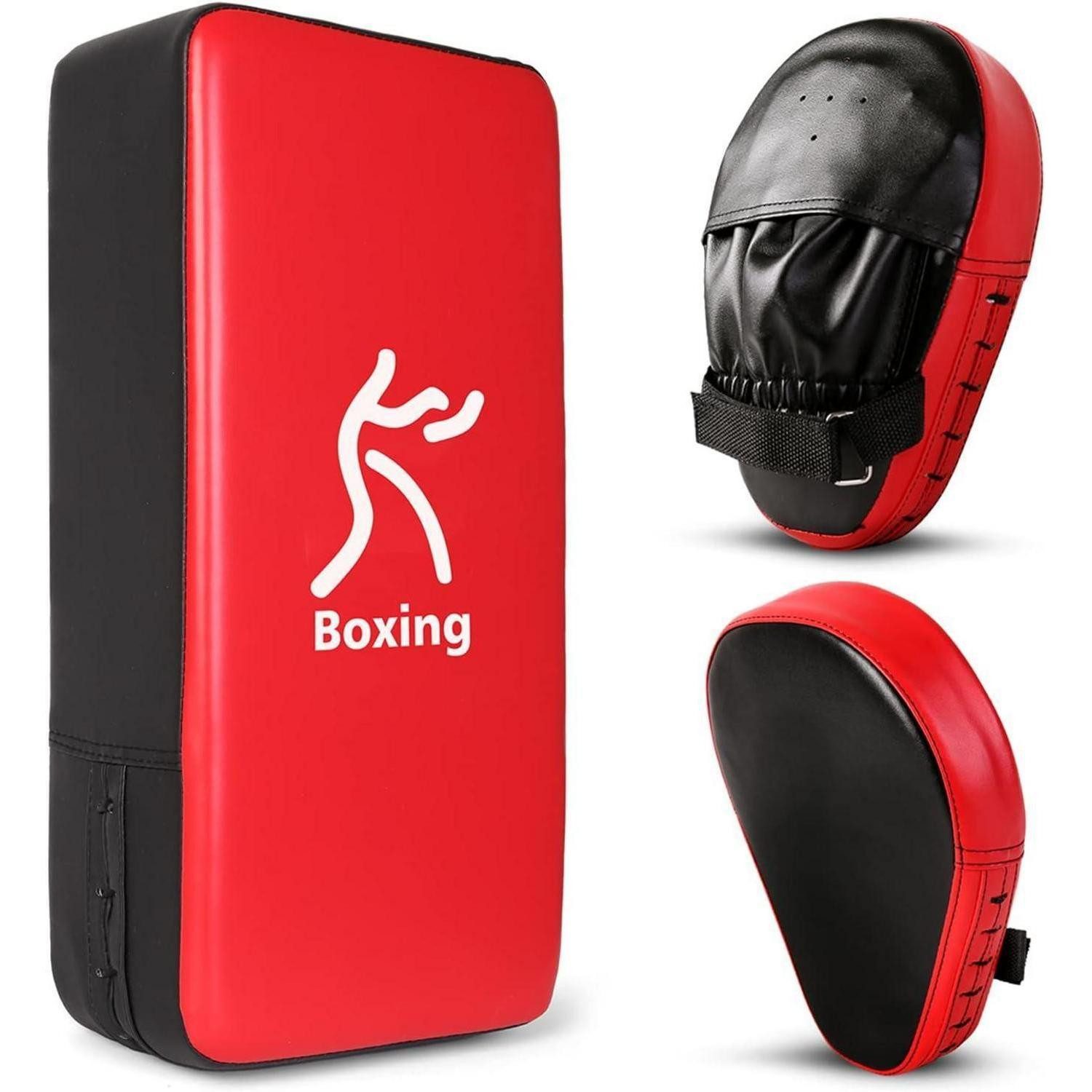 LuxusKollektion Punch-Handschuhe Handpratzen Set 2 IN 1 PU Pratzen Schlagpolster Boxsack Kickboxen