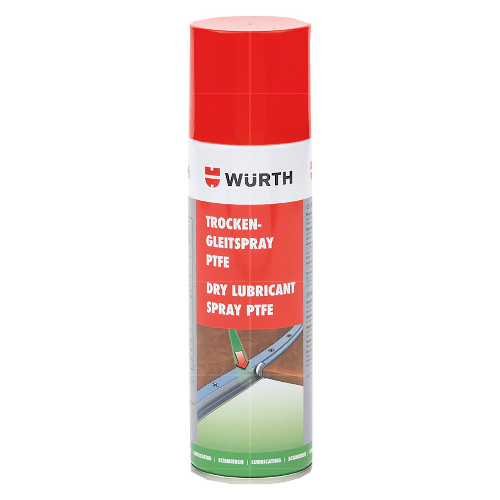Würth Schmierfett TROCKENGLEITSPRAY PTFE - 0.3 LTR