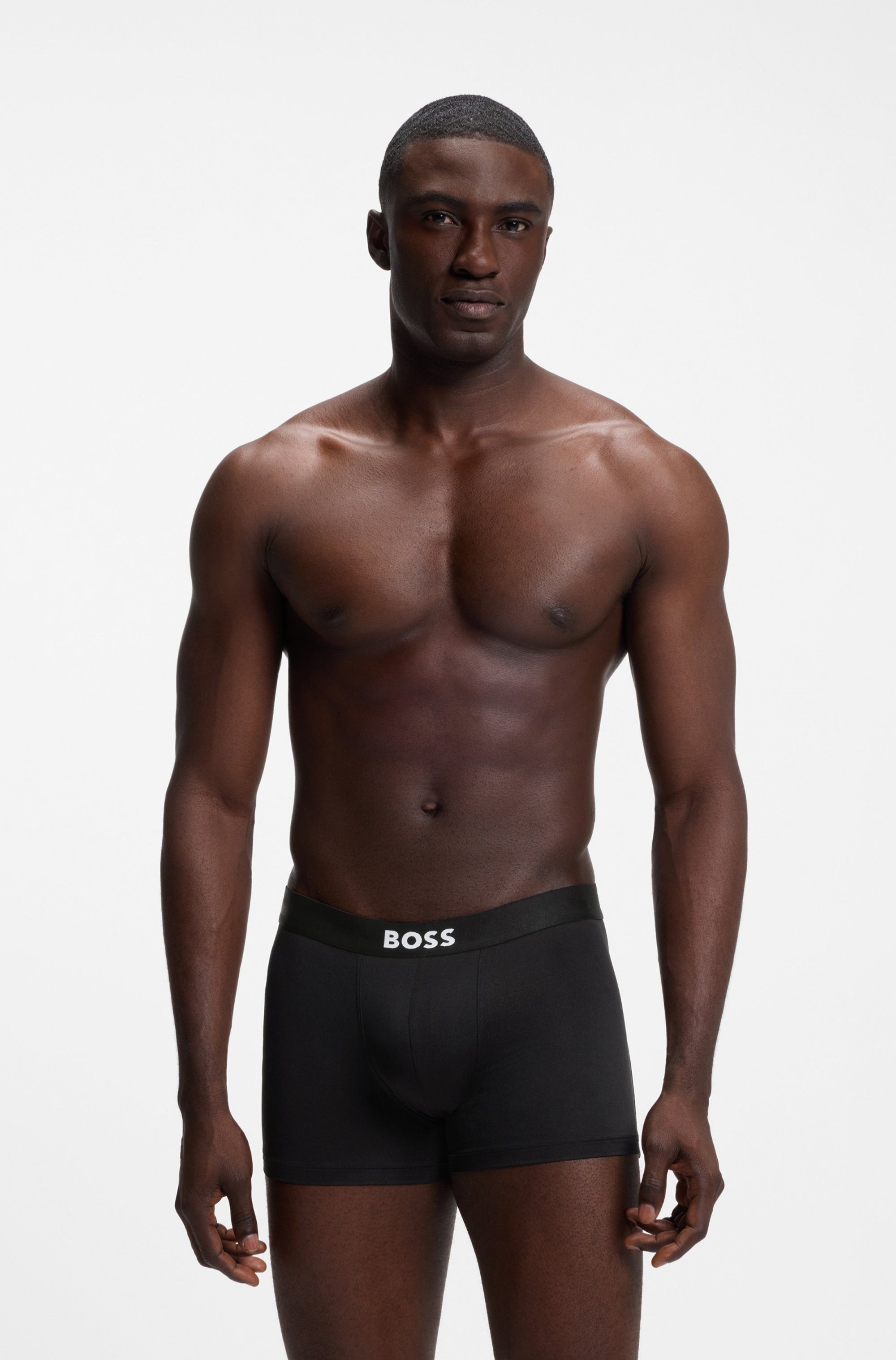 BOSS Trunk 3P Micro ONE (Packung, 3-St) elastischer Bund