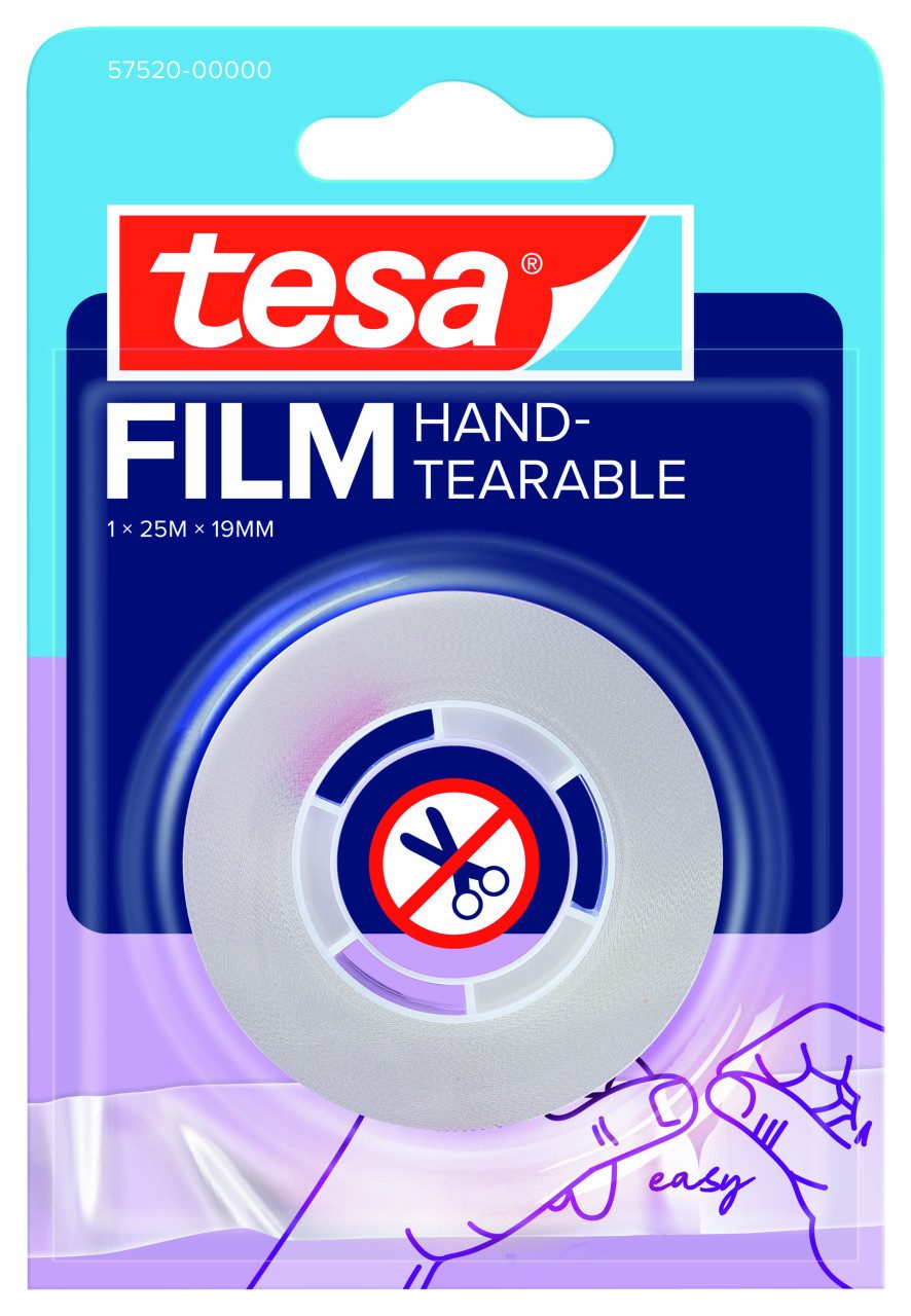 tesa Klebehaken tesa Klebefilm 25 m x 19 mm, transparent