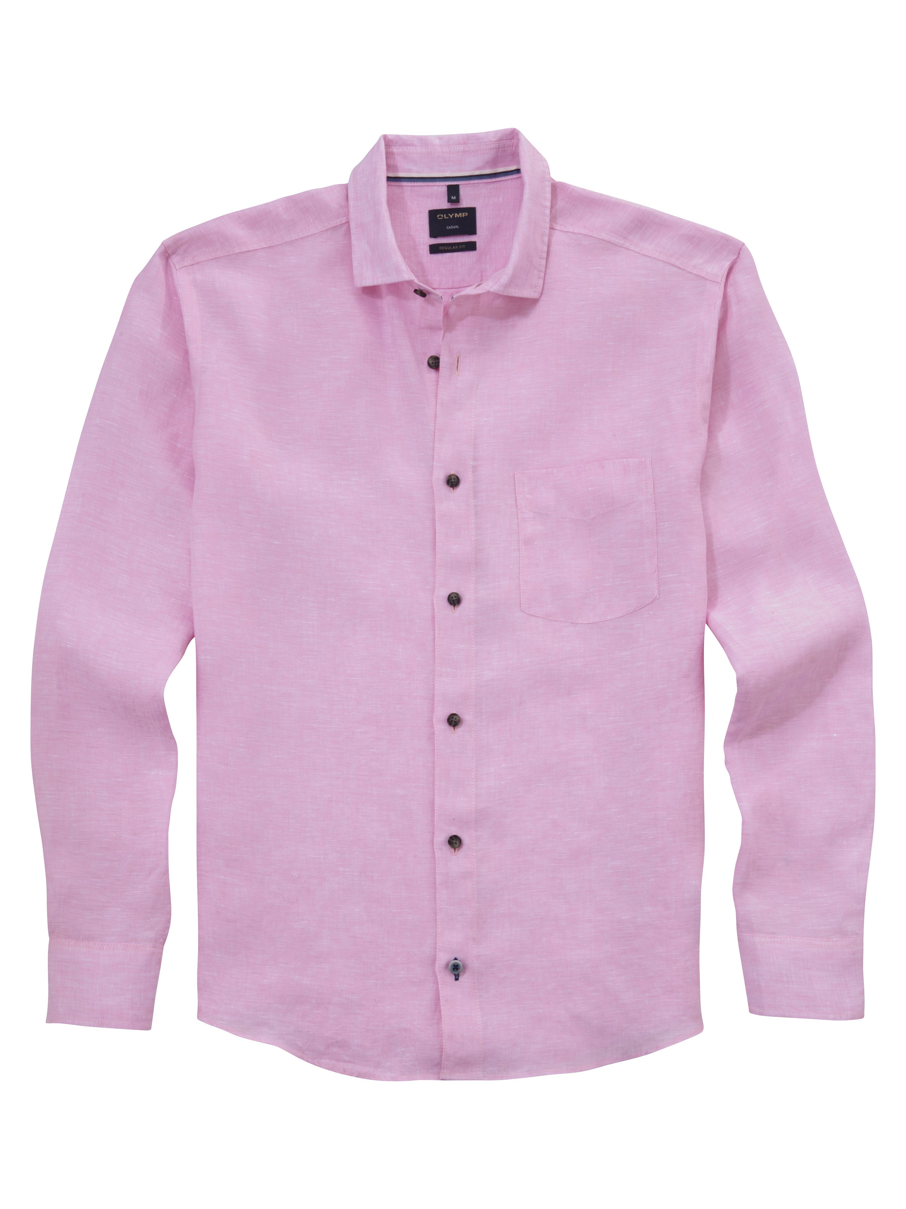 Leinenhemd OLYMP Hemd Casual - Leinen