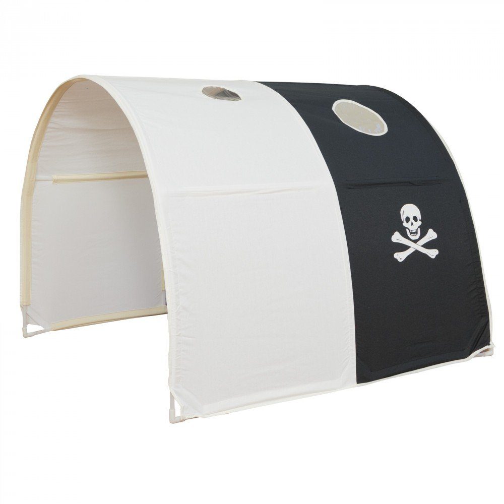 Homestyle4u Tunnel Bogen Zelt Bettzelt Blau für Hochbett günstig online kaufen