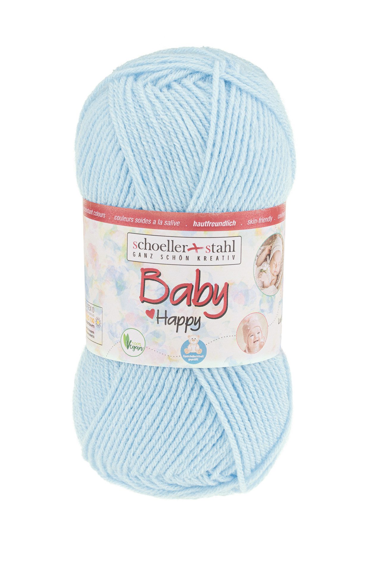 Schoeller + Stahl Baby Happy Häkelwolle, 185 m, weich und pflegeleicht