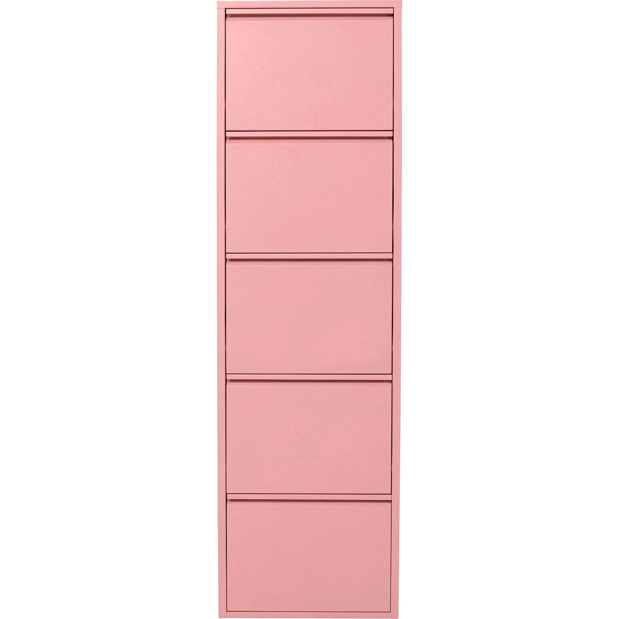 Kare Design Schuhschrank Caruso schmaler Schuhkipper mit 5 Klappen