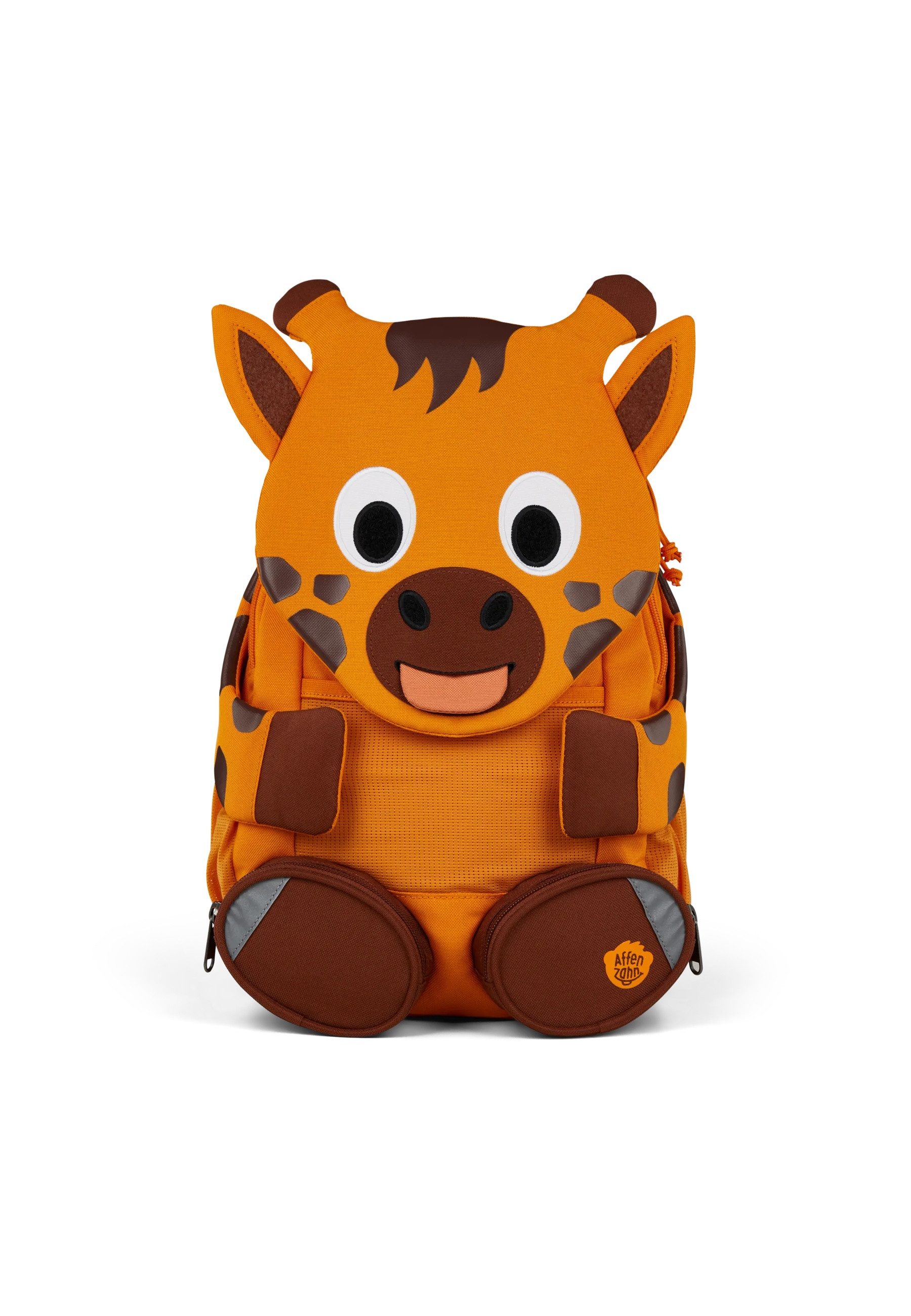 Affenzahn Kinderrucksack Großer Freund ., mit personalisierbarer Ziehzunge