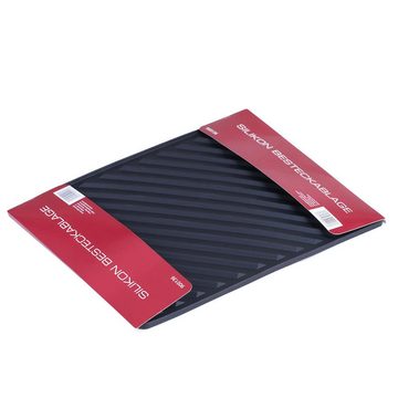 PROREGAL® Grillbesteck-Set Silikon Besteckablage für Grillzubehör, 35 x 27,5 cm