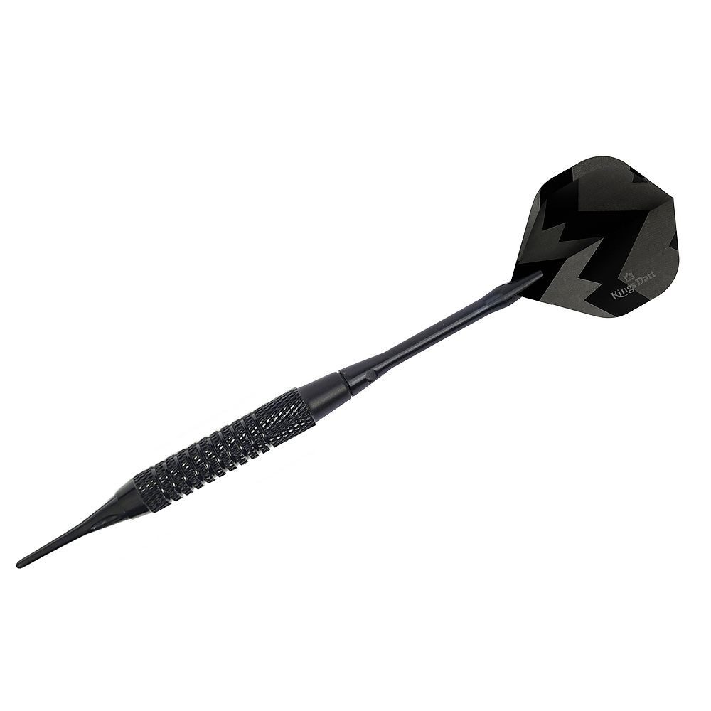 Kings Dart Softdarts Softdarts Black Star, Robustes Messingbarrel mit gutem Grip