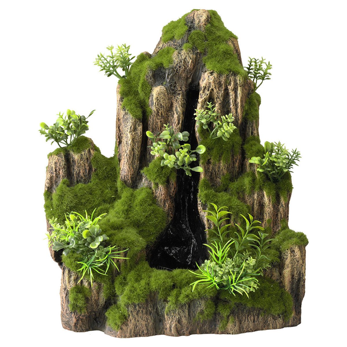 Europet-Bernina Aquariendeko Aquariumdekoration Wasserfall Moosfelsen