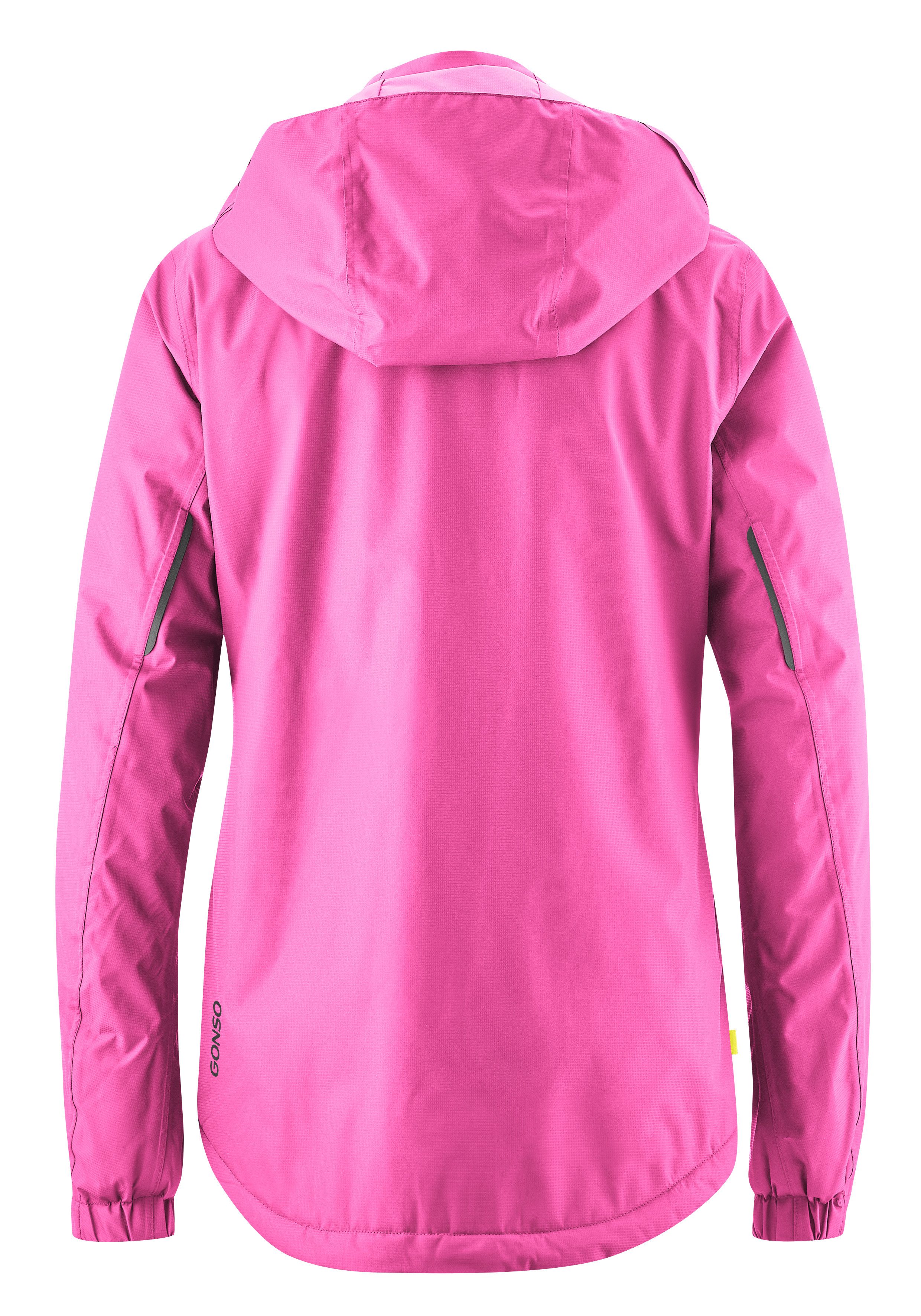 Gonso Fahrradjacke Save Jacket Therm W Damen Regenjacke wind- und wasserdicht, Radjacke mit Kapuze – Bild 2 von 3