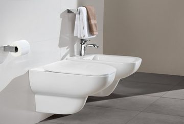 Villeroy & Boch WC-Sitz Joyce, SlimSeat Compact mit Absenkautomatik und Quick Release - Weiß Alpin