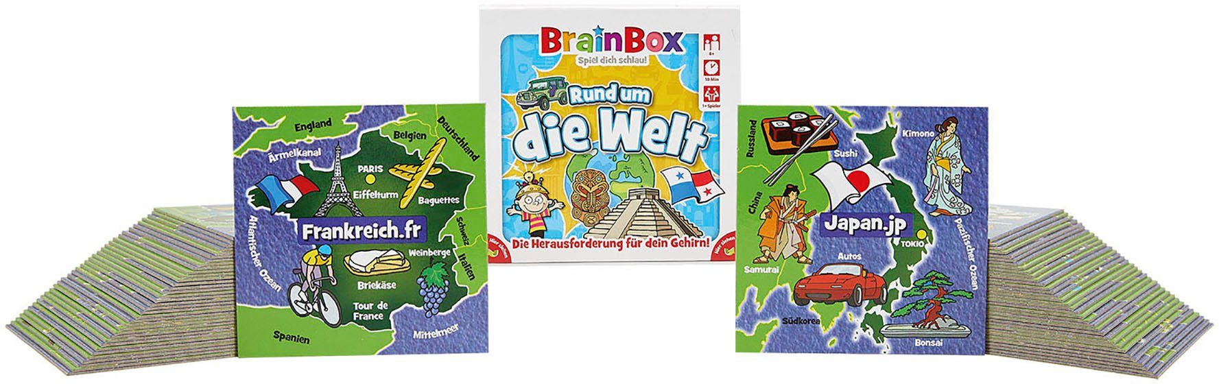 BrainBox - Tutto Intorno Al Mondo: Gioco Da Tavolo In Tedesco Per Bambini (da 8 Anni) – Memory Educativo