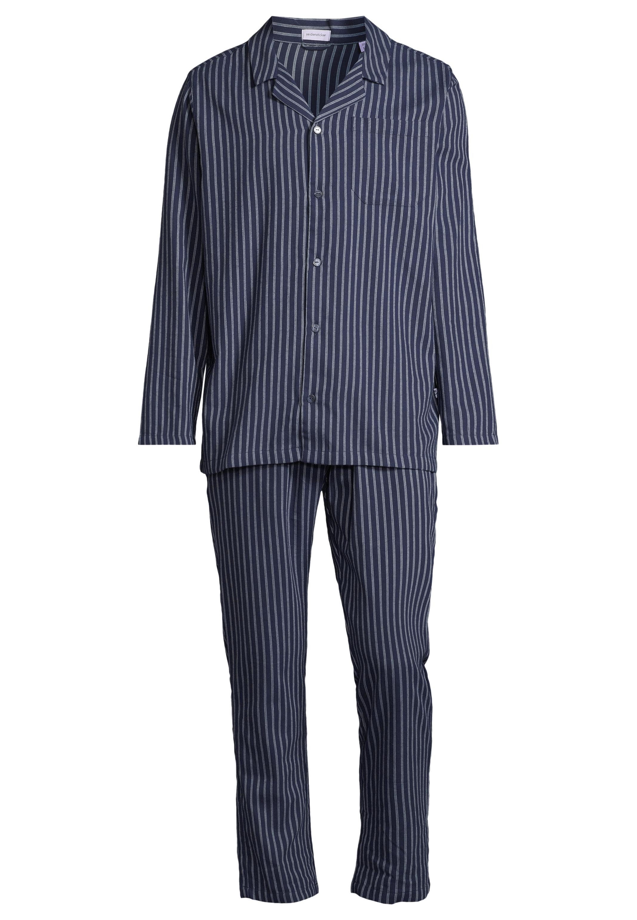 seidensticker Pyjama Classic Twill (Set, 2 tlg) Schlafanzug - Baumwolle - A günstig online kaufen