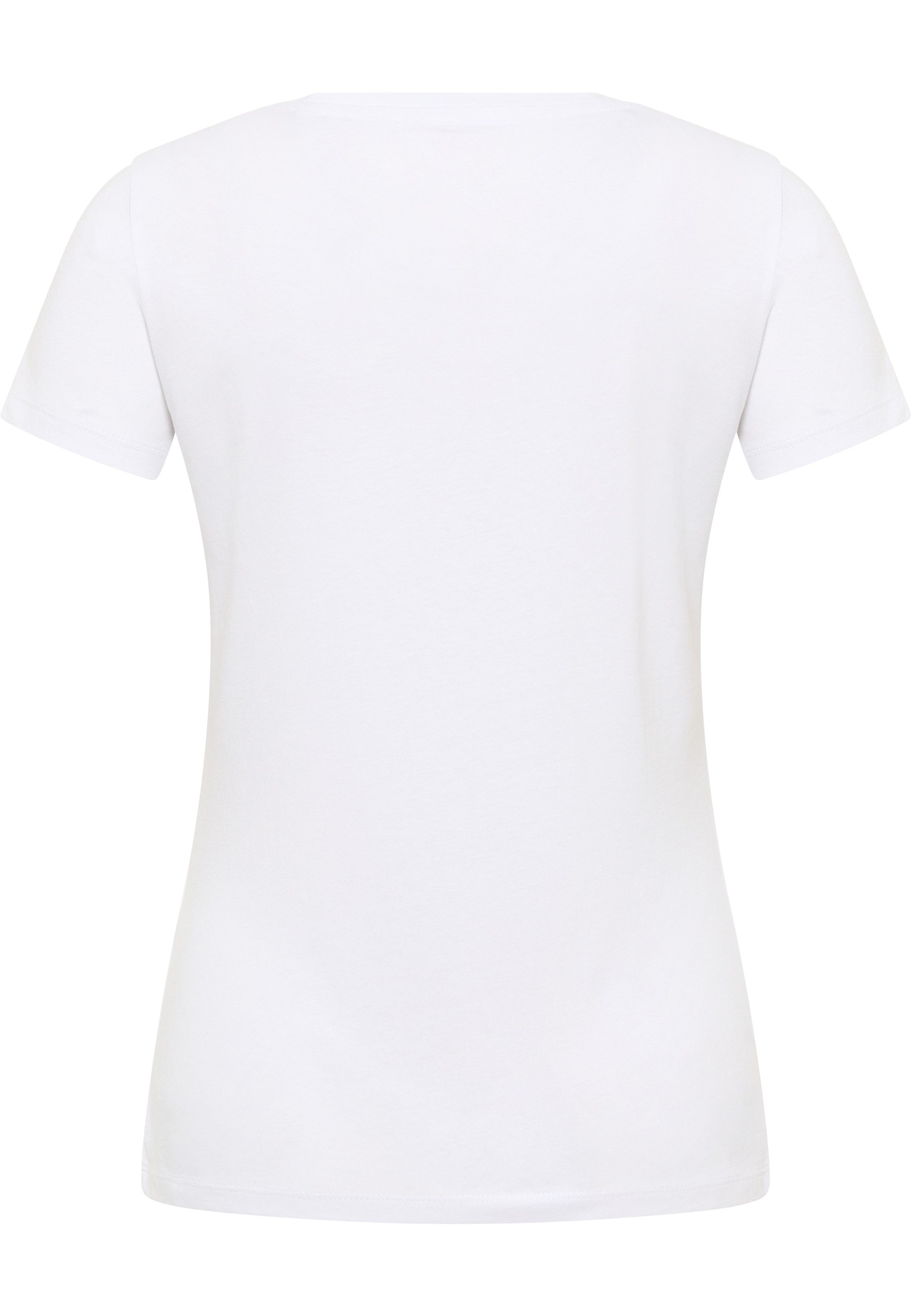MUSTANG T-Shirt MU-Loa Figurbetonende Passform