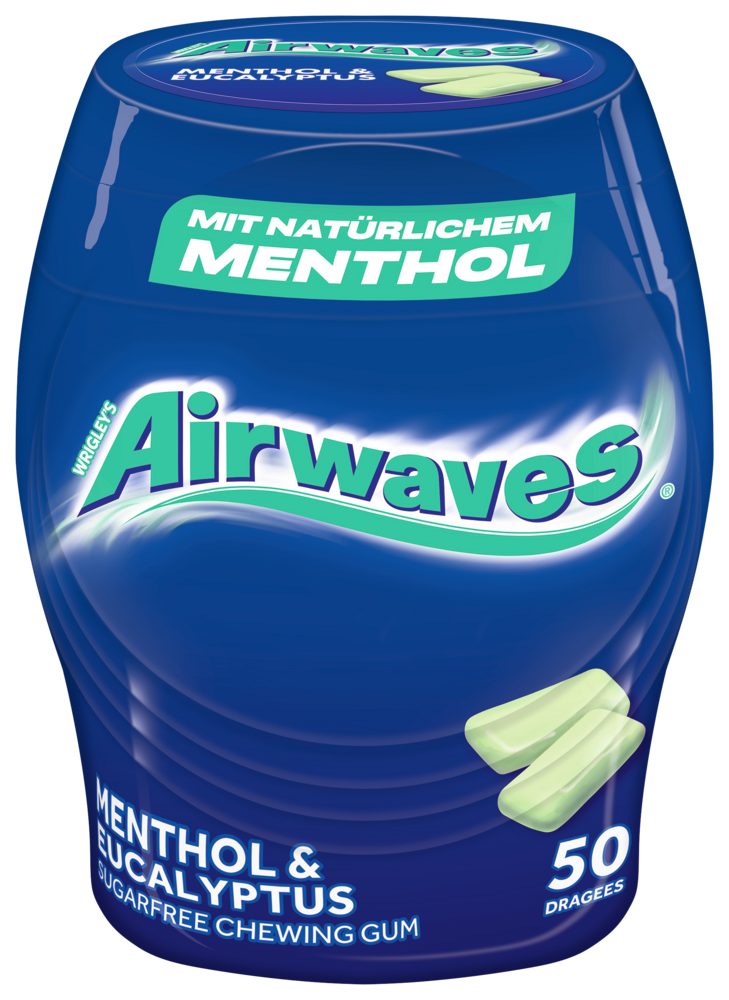 Airwaves Süßigkeit AIRWAVES Dose Menthol & Eucalyptus 2x6x50 Dragees