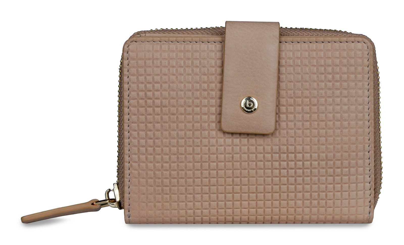 bugatti Geldbörse Lady Zip Around Wallet, aus echtem Rindsleder mit RFID-Blocker Schutz