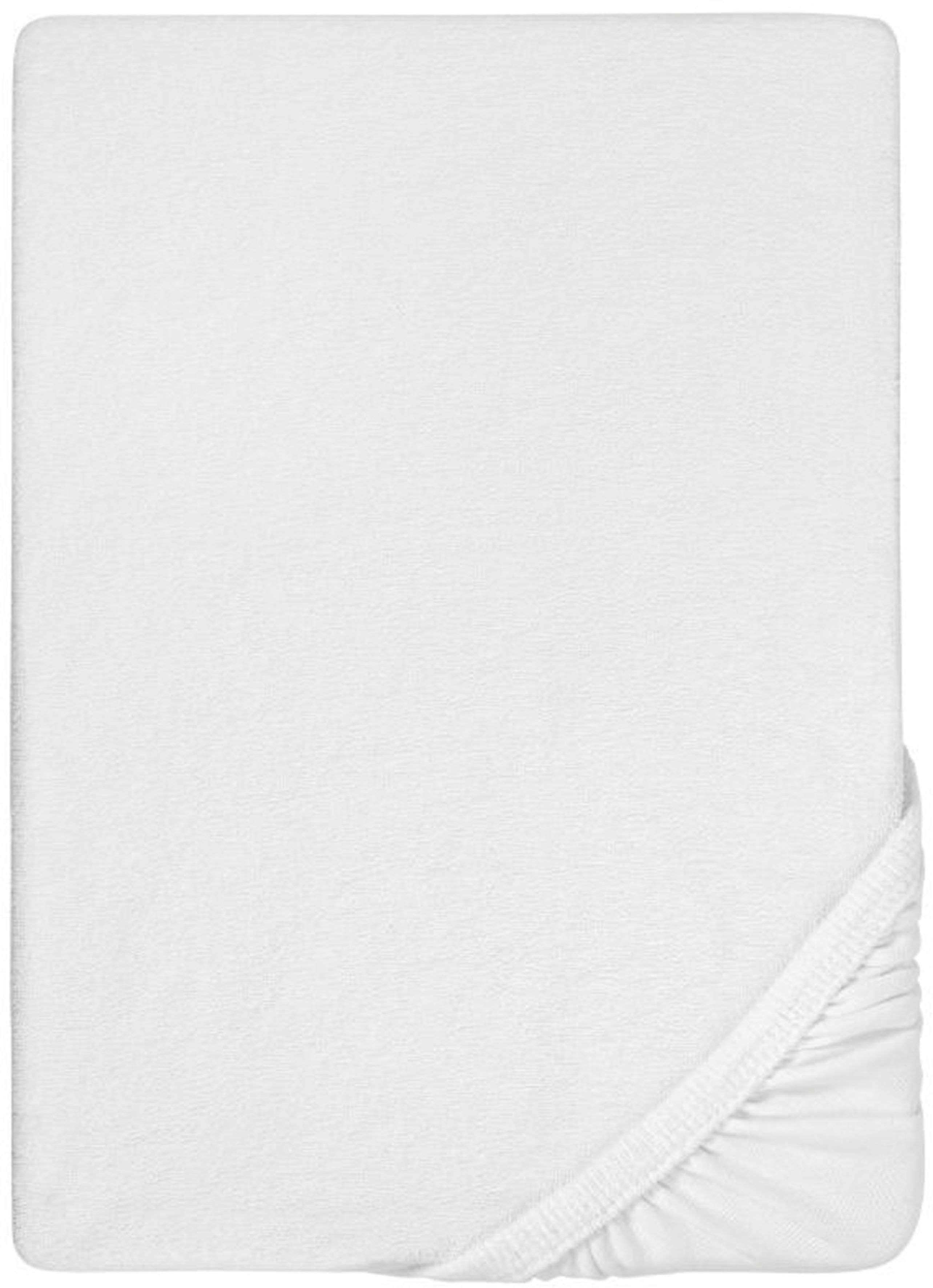 Biberna Spannbettlaken 0012344 Premium Frottee-Stretch Spannbetttuch 80% Baumwolle, Frottee, Gummizug: rundum, (1 Stück), Frottee-Stretch, Rundumgummi, bügelfre – Bild 3 von 5