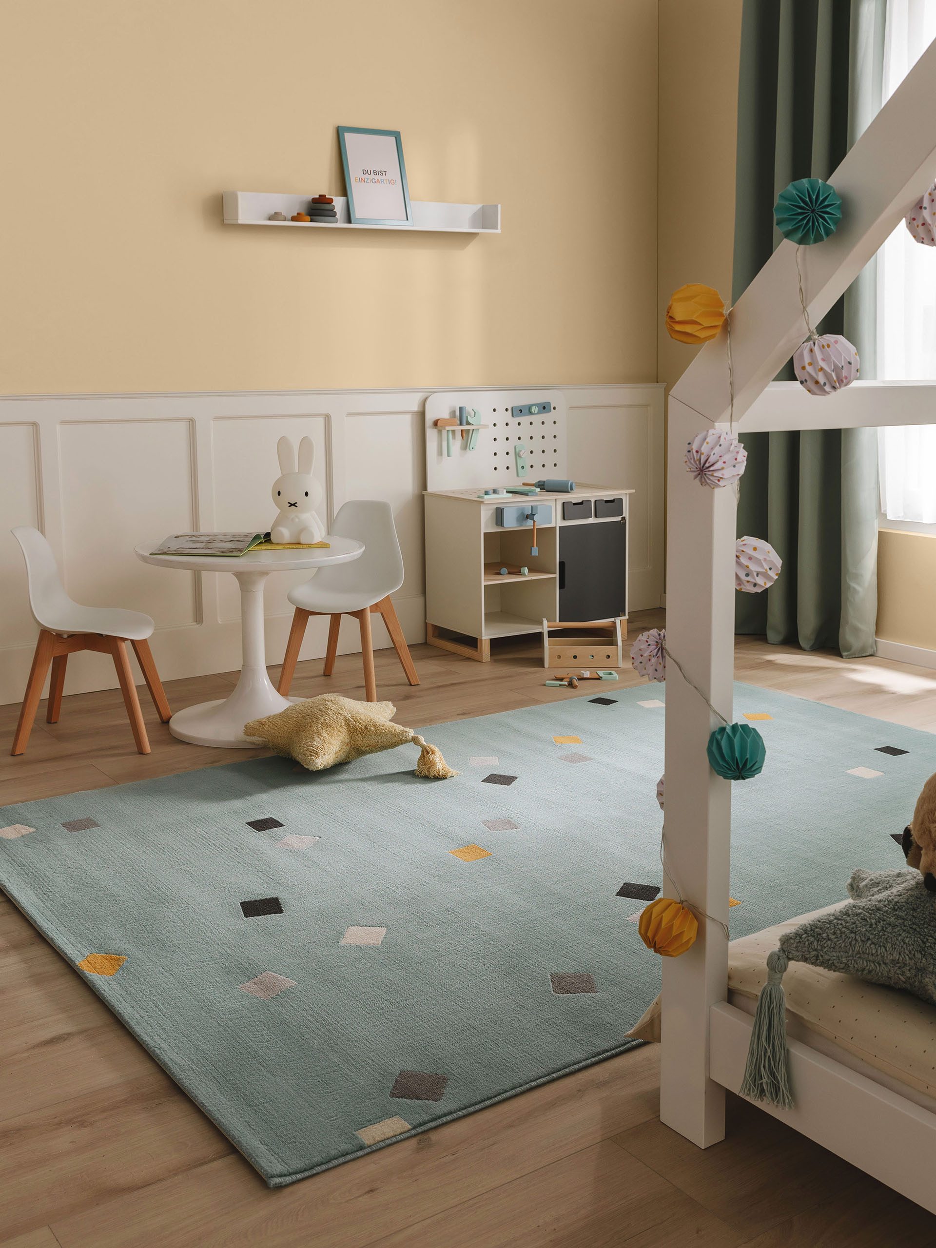 benuta Kinderteppich Juno, rechteckig, Höhe: 6 günstig online kaufen