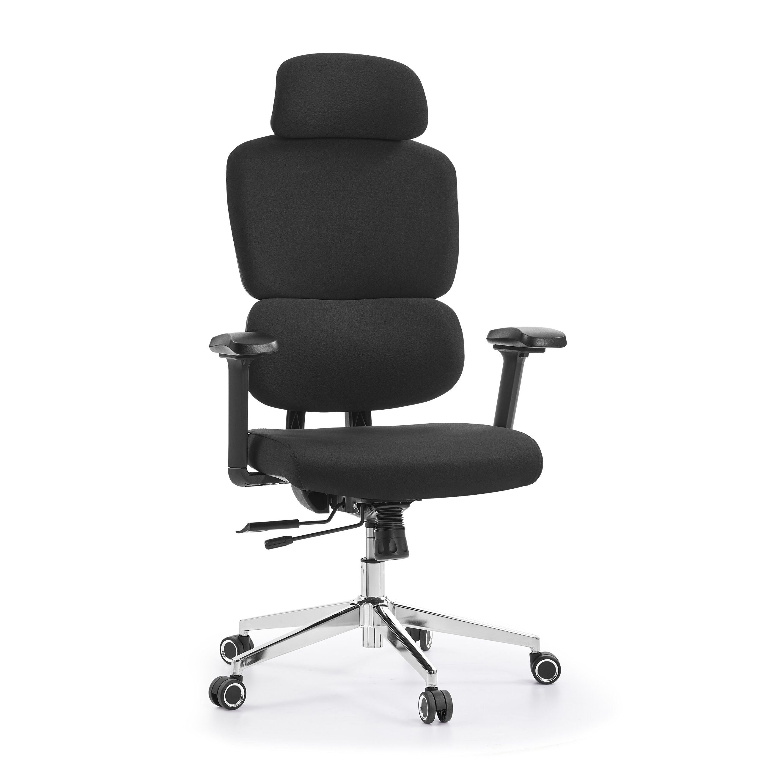 hjh OFFICE Drehstuhl Profi Bürostuhl Ergomy F 2 Stoff (1 St), Ergonomischer Chefsessel, Schreibtischstuhl höhenverstellbar