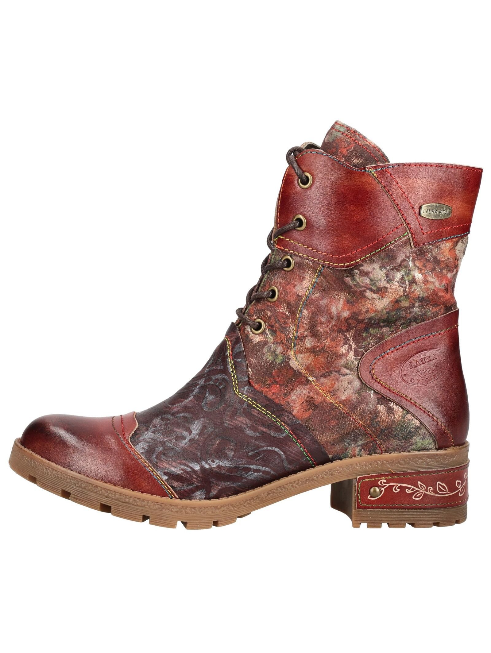 LAURA VITA LAURA VITA Stiefelette Leder/Textil Schnürstiefelette – Bild 2 von 5