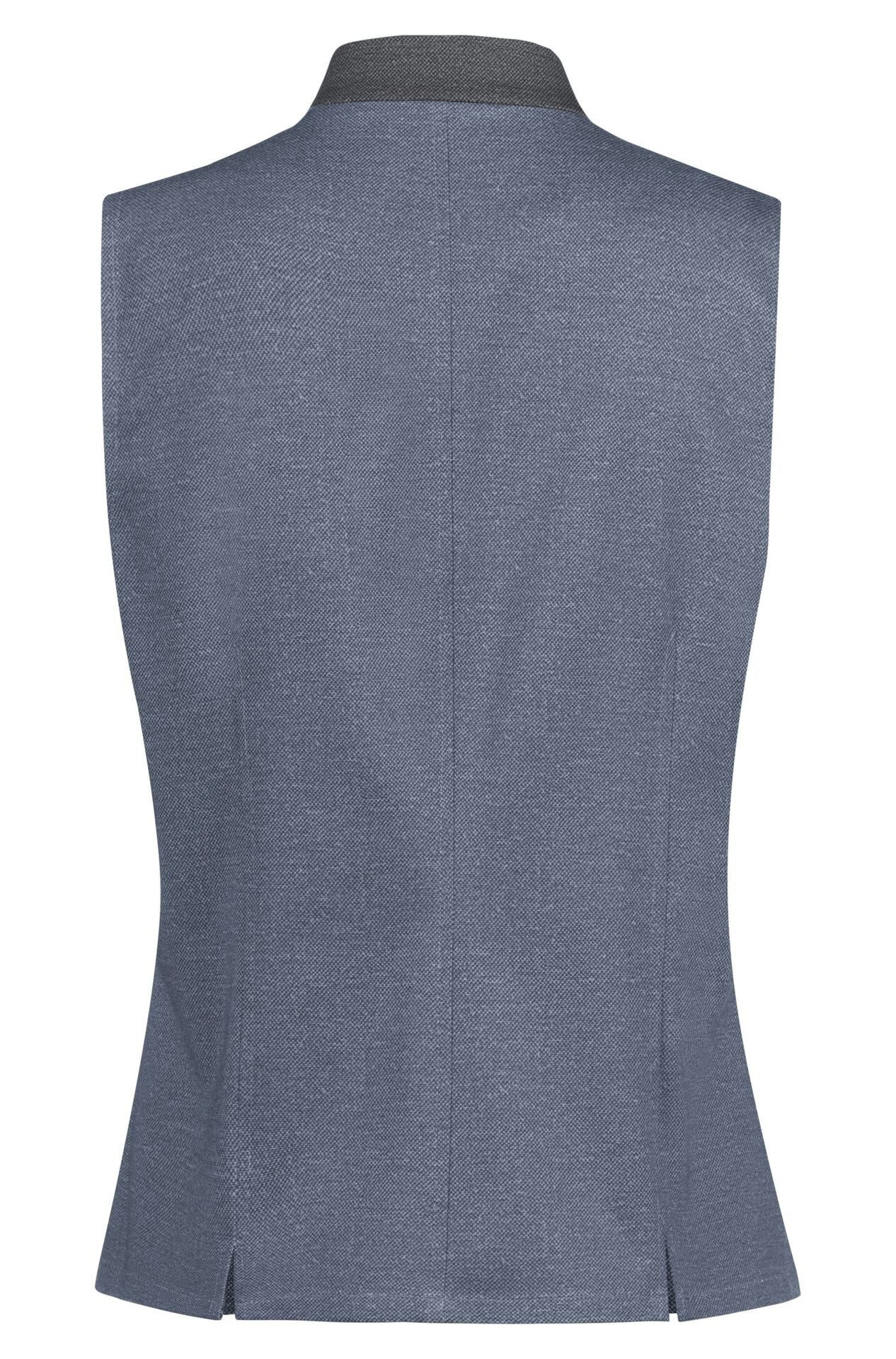 GREIFF Jerseyweste Greiff Corporate LANDHAUS Damen Jerseyweste Regular-Fit Blau/Grau – Bild 2 von 3
